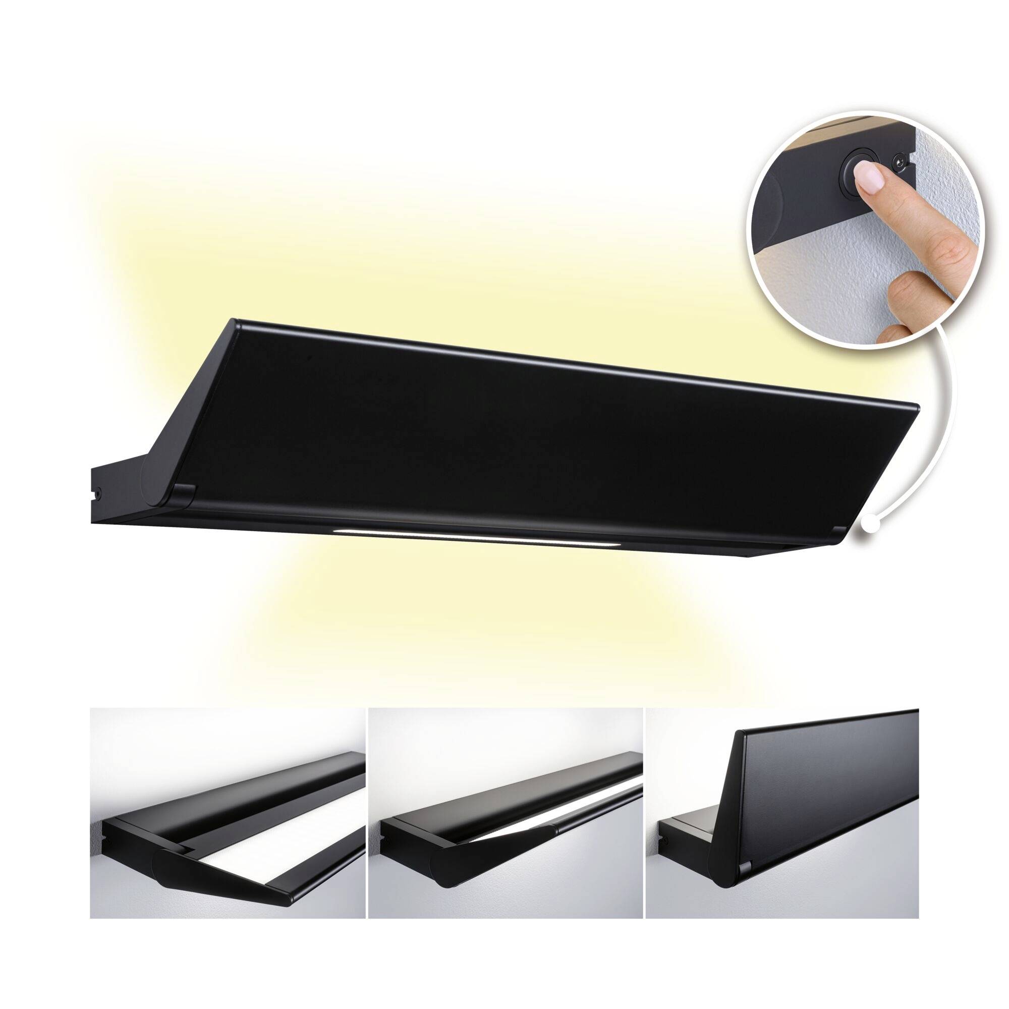 Paulmann Ranva 79505 Wandleuchte 13W LED Schwarz (matt)