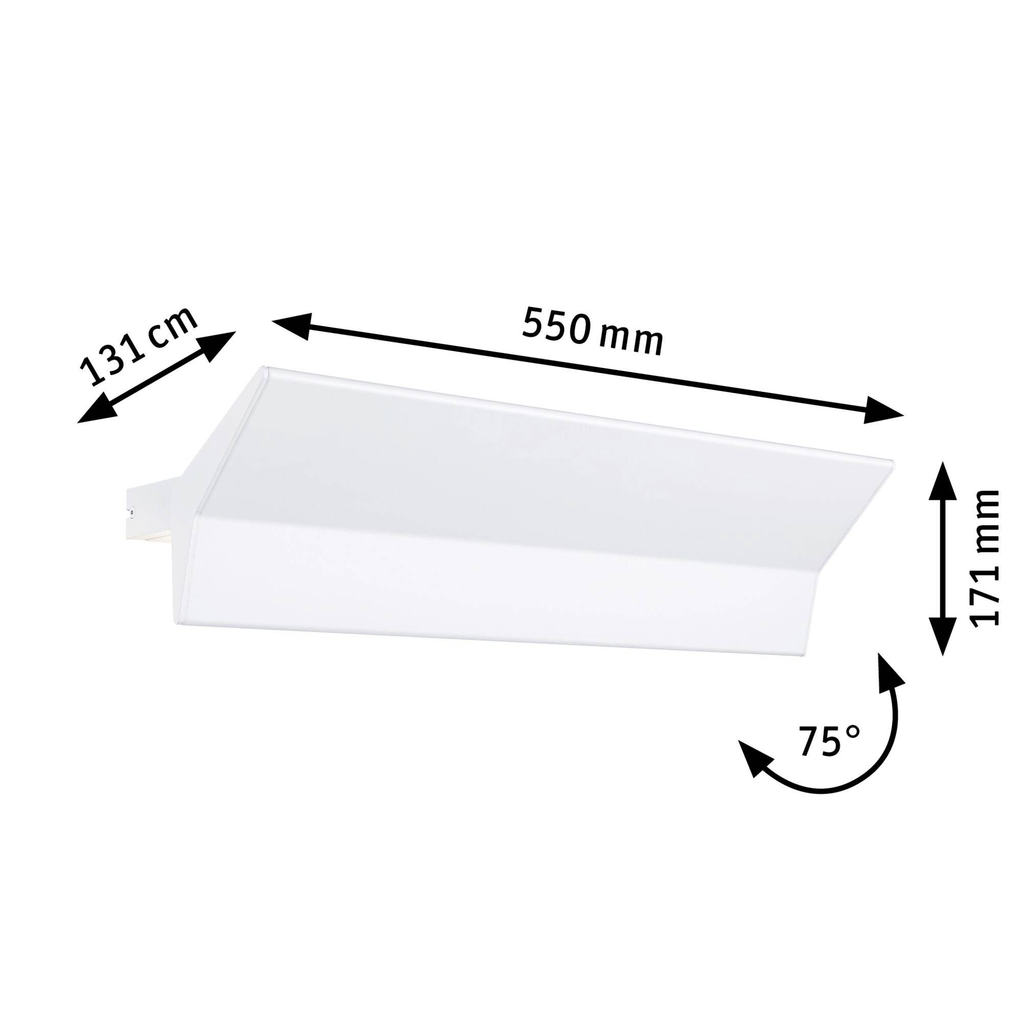 Paulmann Stine 79510 Wandleuchte 13W LED Weiß (matt)