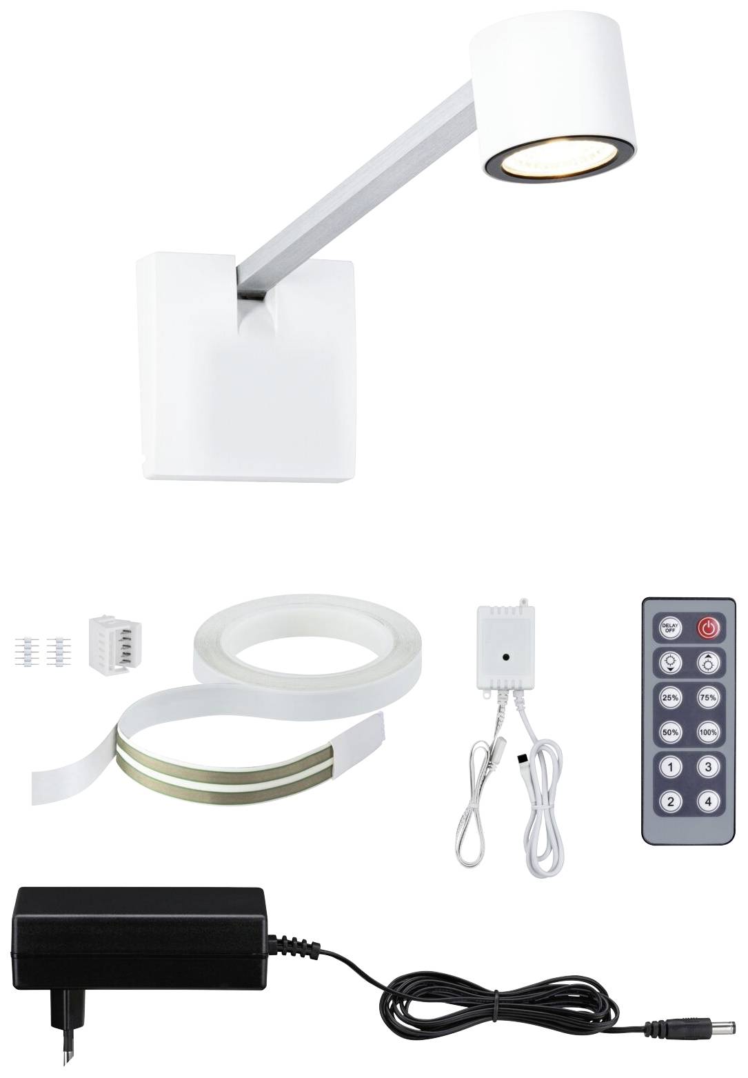 Paulmann Adelia SET 95576 LED-Bilderleuchte 4.5W LED Aluminium (gebürstet)