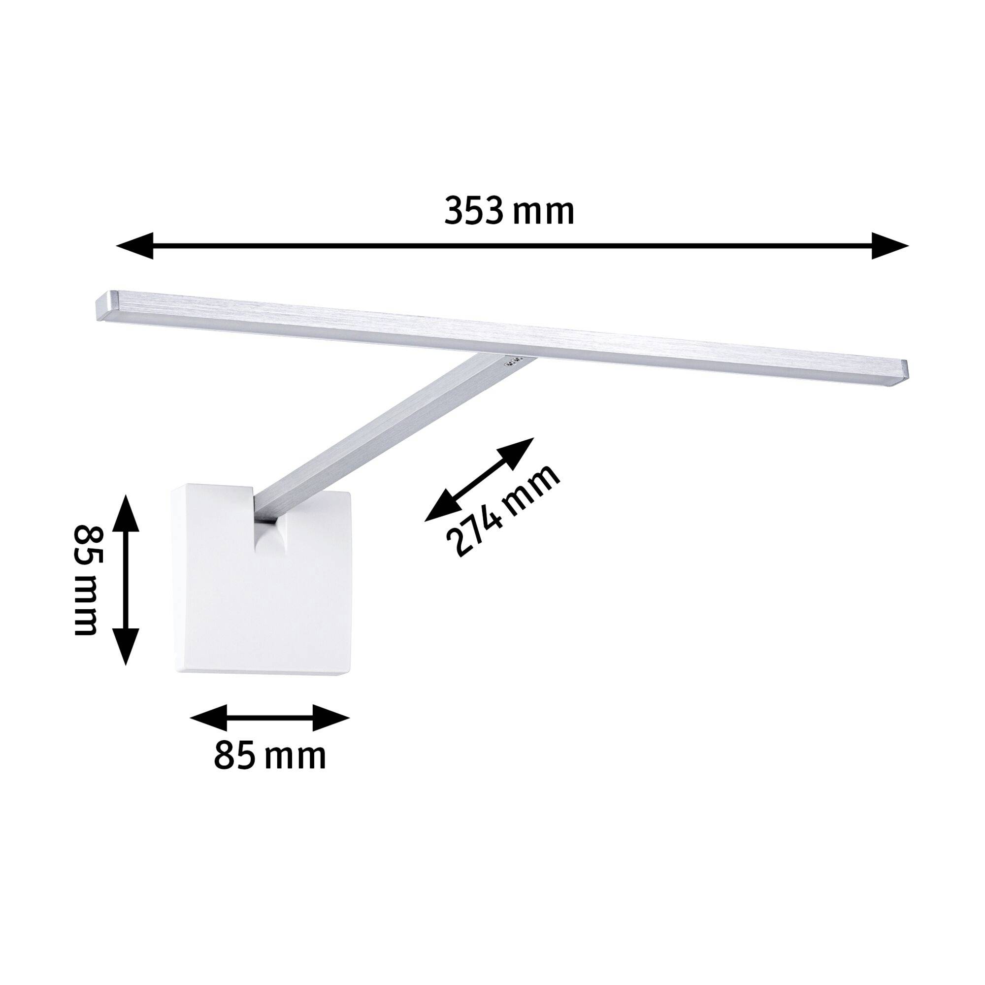 Paulmann Xana 95575 LED-Bilderleuchte 5.5W LED Aluminium (gebürstet)