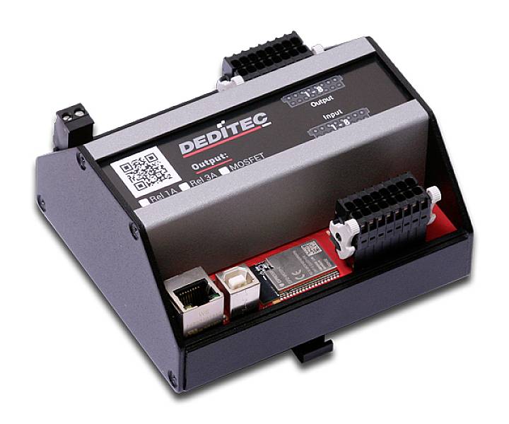 Deditec BSW-O8-R8 BS-WEU-O8-R8 BS-Modul WiFi, Ethernet, USB Anzahl digitale Ausgänge: 8 Anzahl digi