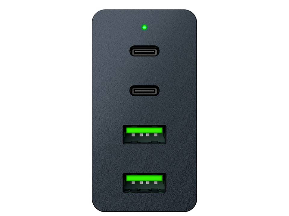 RAZER USB-C 130W GaN Charger USB Ladegerät 130 W 2x USB-C®, 2x USB-A PPS Schwarz GaN