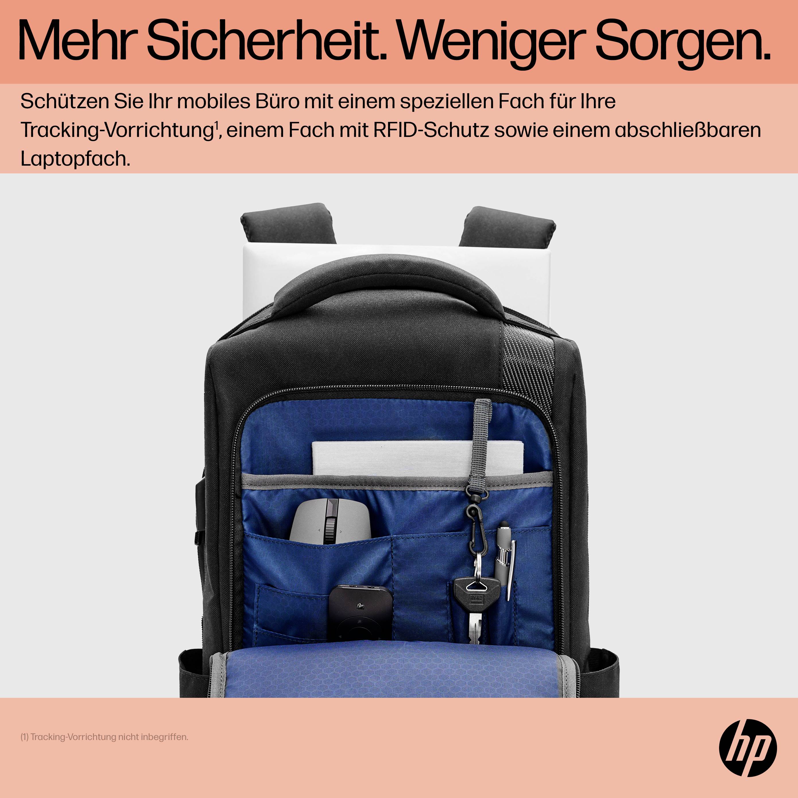 HP Notebook Rucksack Renew Executive 16-inch Laptop Backpack Passend für maximal: 40,6cm (16") Schwarz