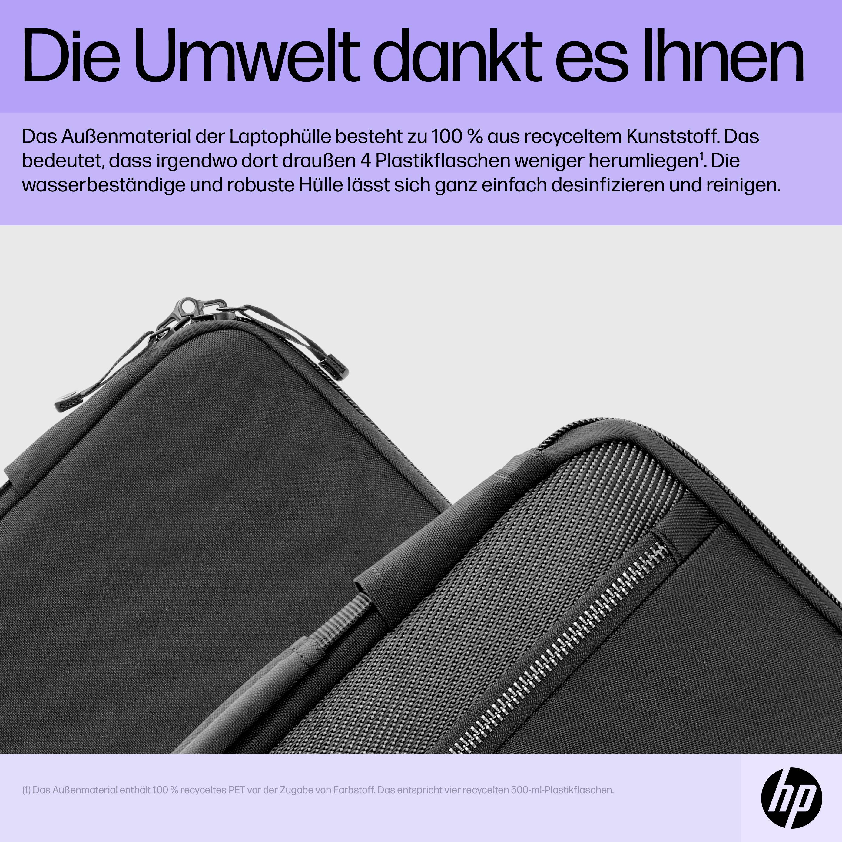 HP Notebook Hülle Renew Executive 14-inch Laptop Sleeve Passend für maximal: 35,8cm (14,1") Schwarz