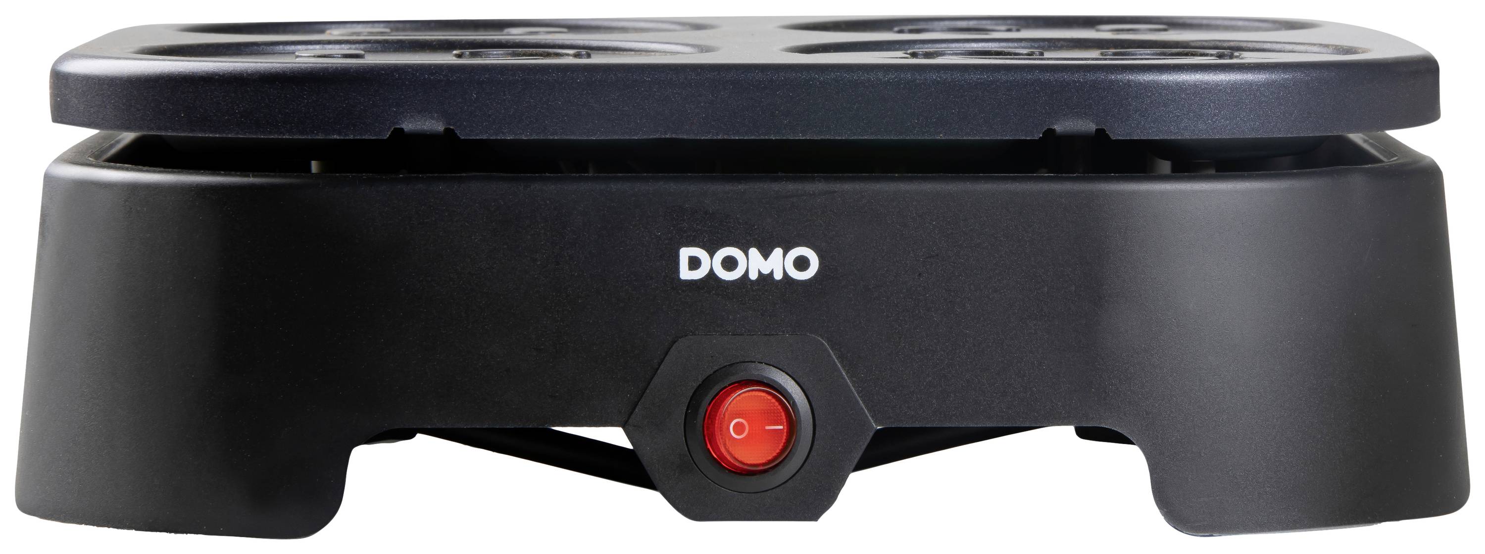 DOMO PANCAKE MAKER EMOJI Pancake-Maker Antihaftbeschichtung Schwarz