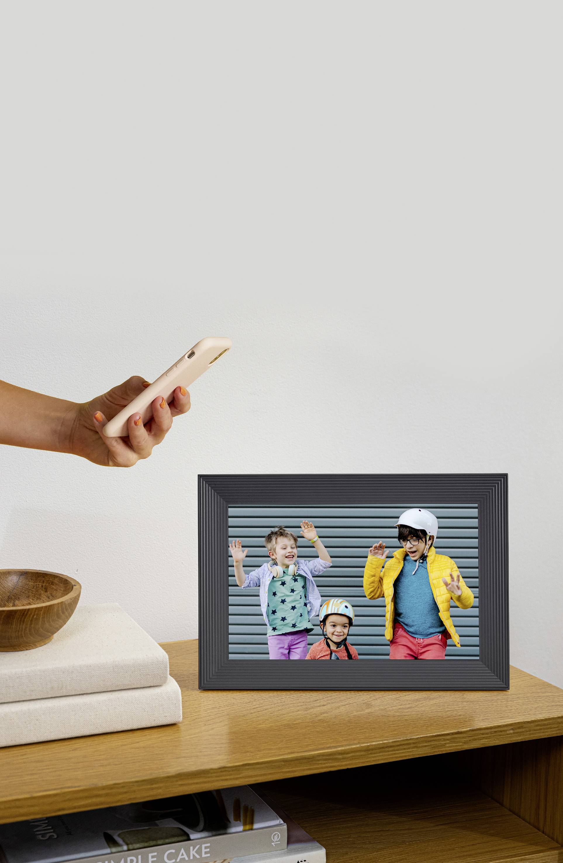 Aura Frames Carver Digitaler Bilderrahmen 25.7cm 10.1 Zoll 1280 x 800 Pixel Schwarz