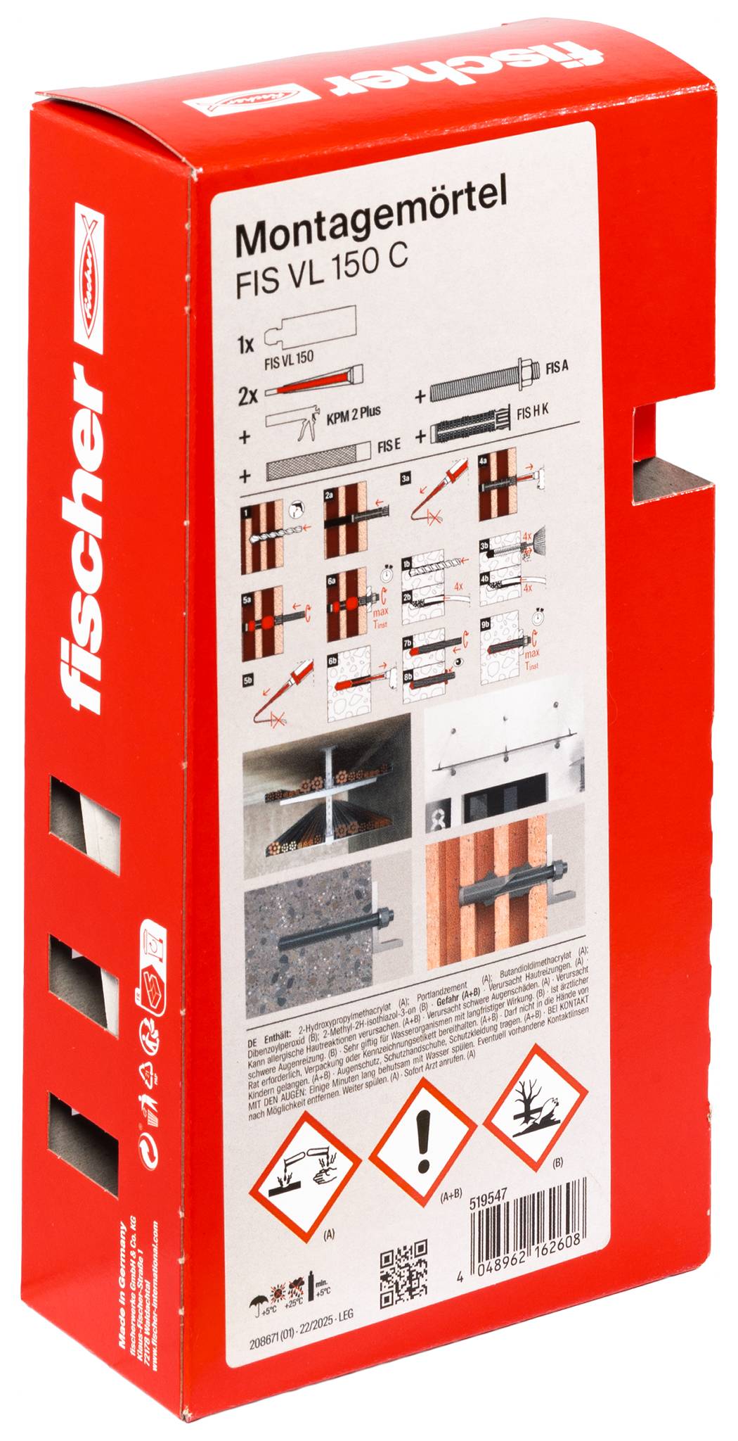 Fischer Mörtel FIS VL 150 C 519547 145ml