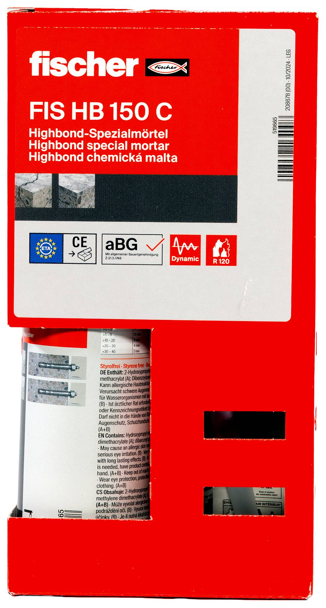 Fischer Mörtel FIS HB 150 C 519665 145ml
