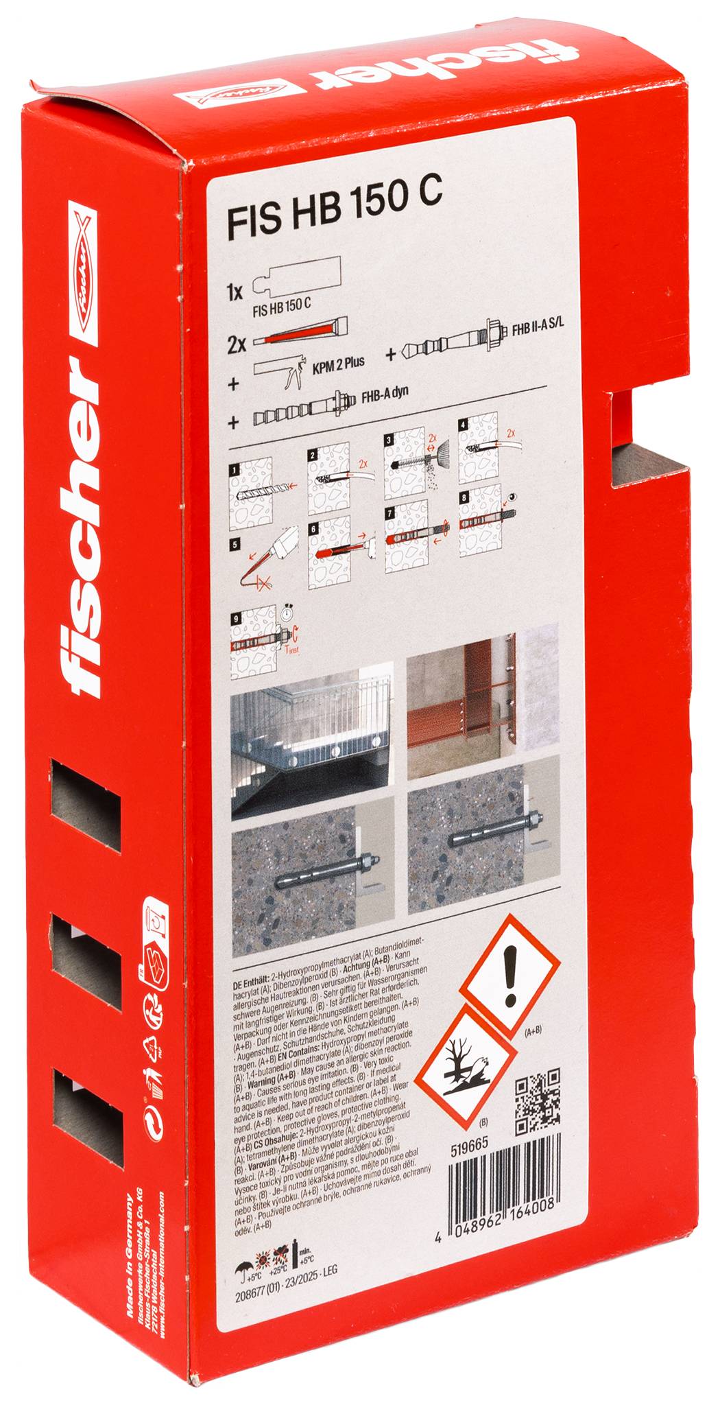 Fischer Mörtel FIS HB 150 C 519665 145ml