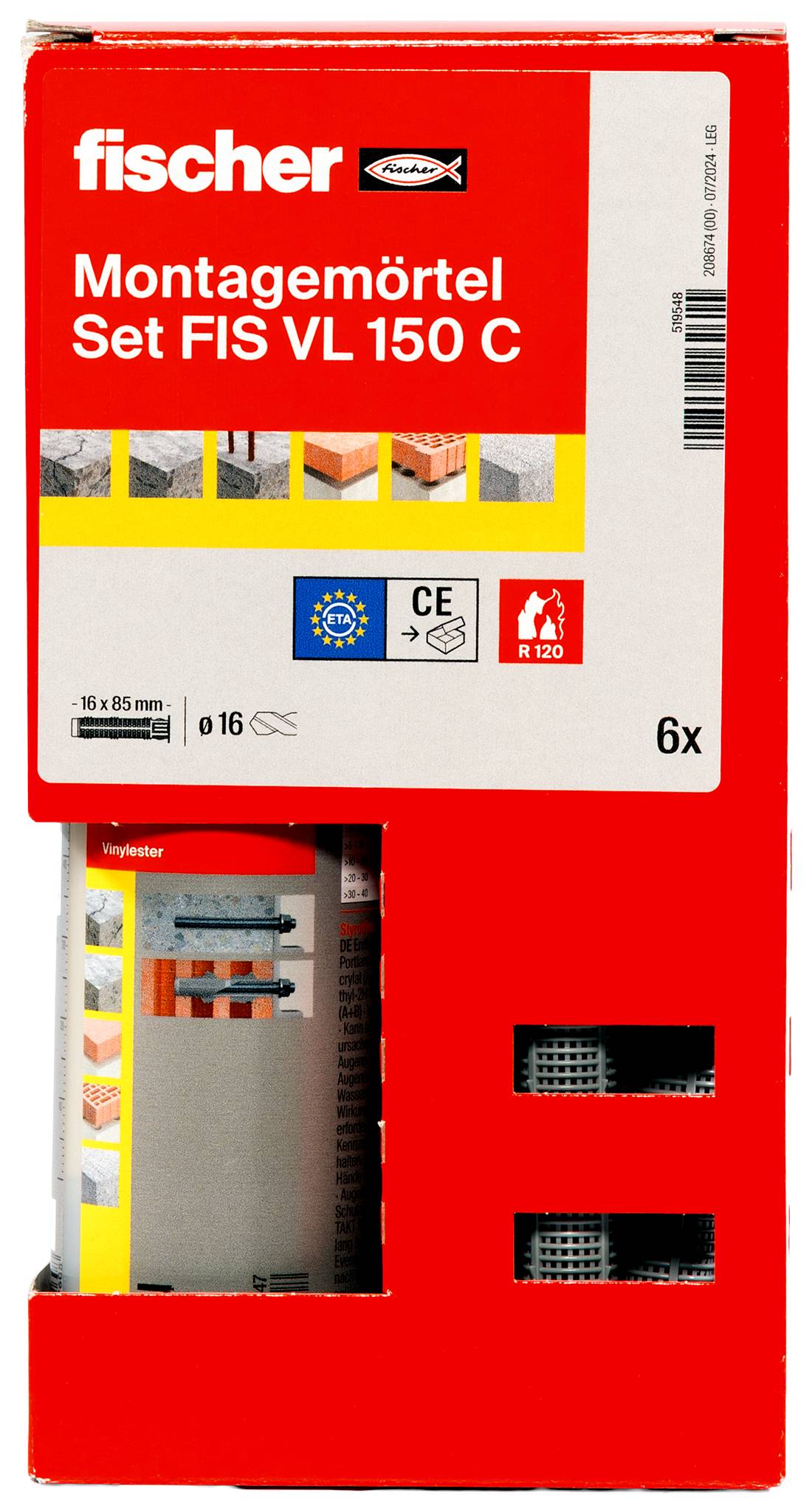 Fischer Mörtel FIS VL 150 C Set 519548 145ml
