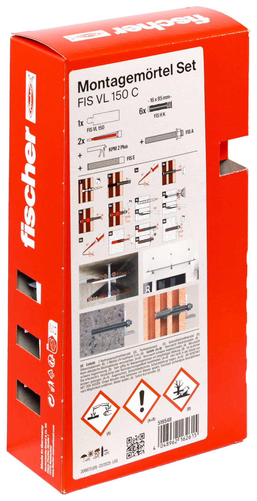 Fischer Mörtel FIS VL 150 C Set 519548 145ml