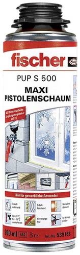 Fischer PUP S 500 Maxi Pistolenschaum Herstellerfarbe Beige 539163 500ml
