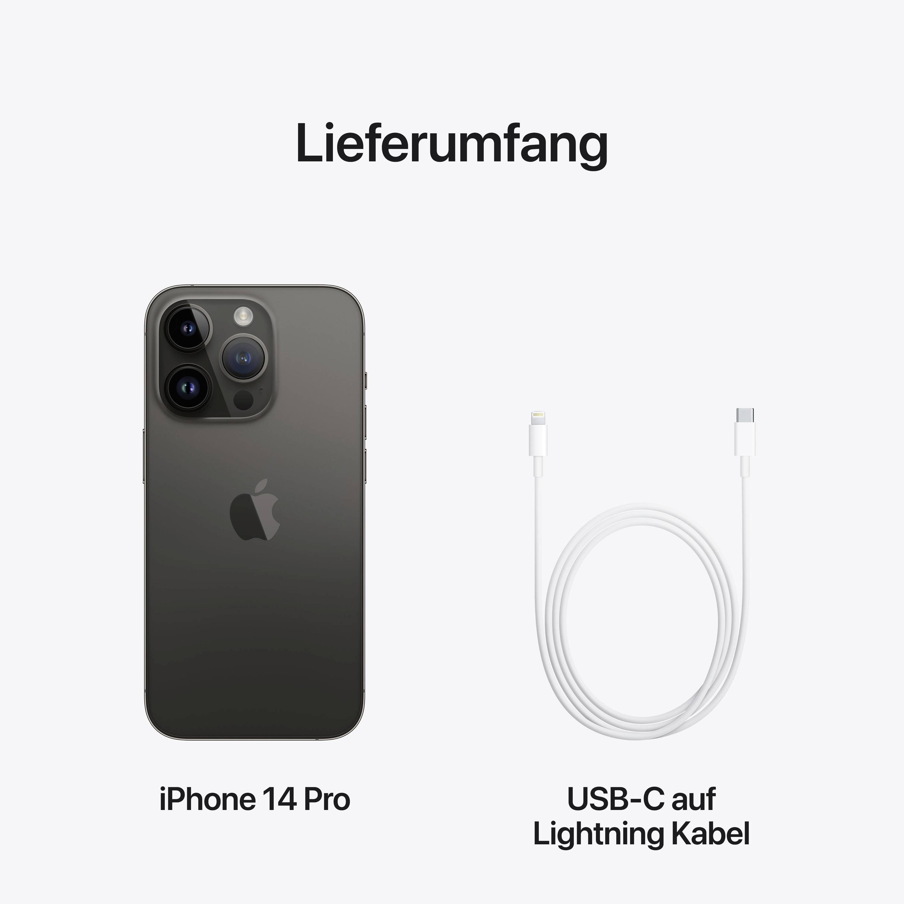 Apple iPhone 14 Pro Space Schwarz 1 TB 15.5 cm (6.1 Zoll)