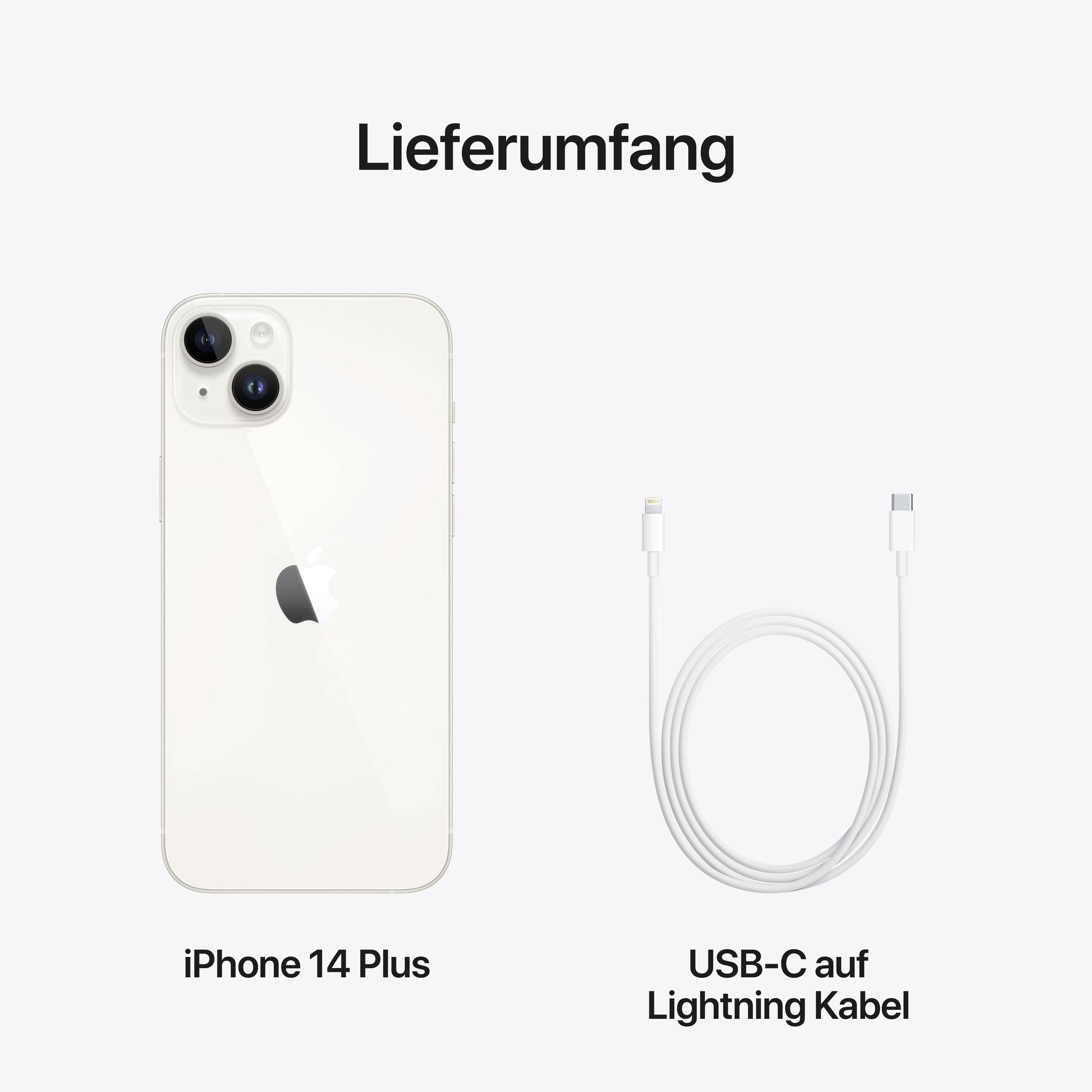 Apple iPhone 14 Plus Polarstern 128 GB 17 cm (6.7 Zoll)