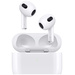 Apple AirPods (3. Gen) + Lightning Case AirPods Bluetooth® Weiß Ladecase, Schweißresistent