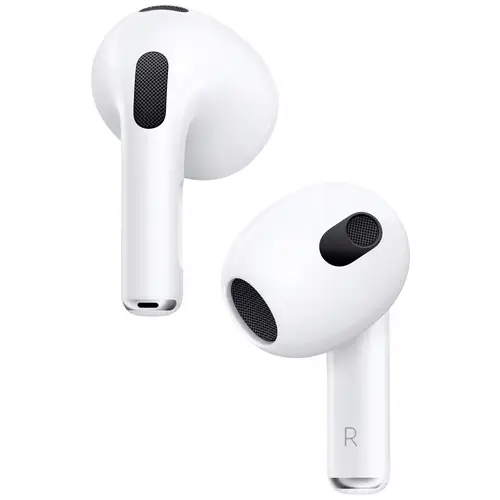 Apple AirPods (3. Gen) + Lightning Case AirPods Bluetooth® Weiß Ladecase, Schweißresistent Apple AirPods (3. Gen) + Lightning Case AirPods Bluetooth® Weiß Ladecase, Schweißresistent