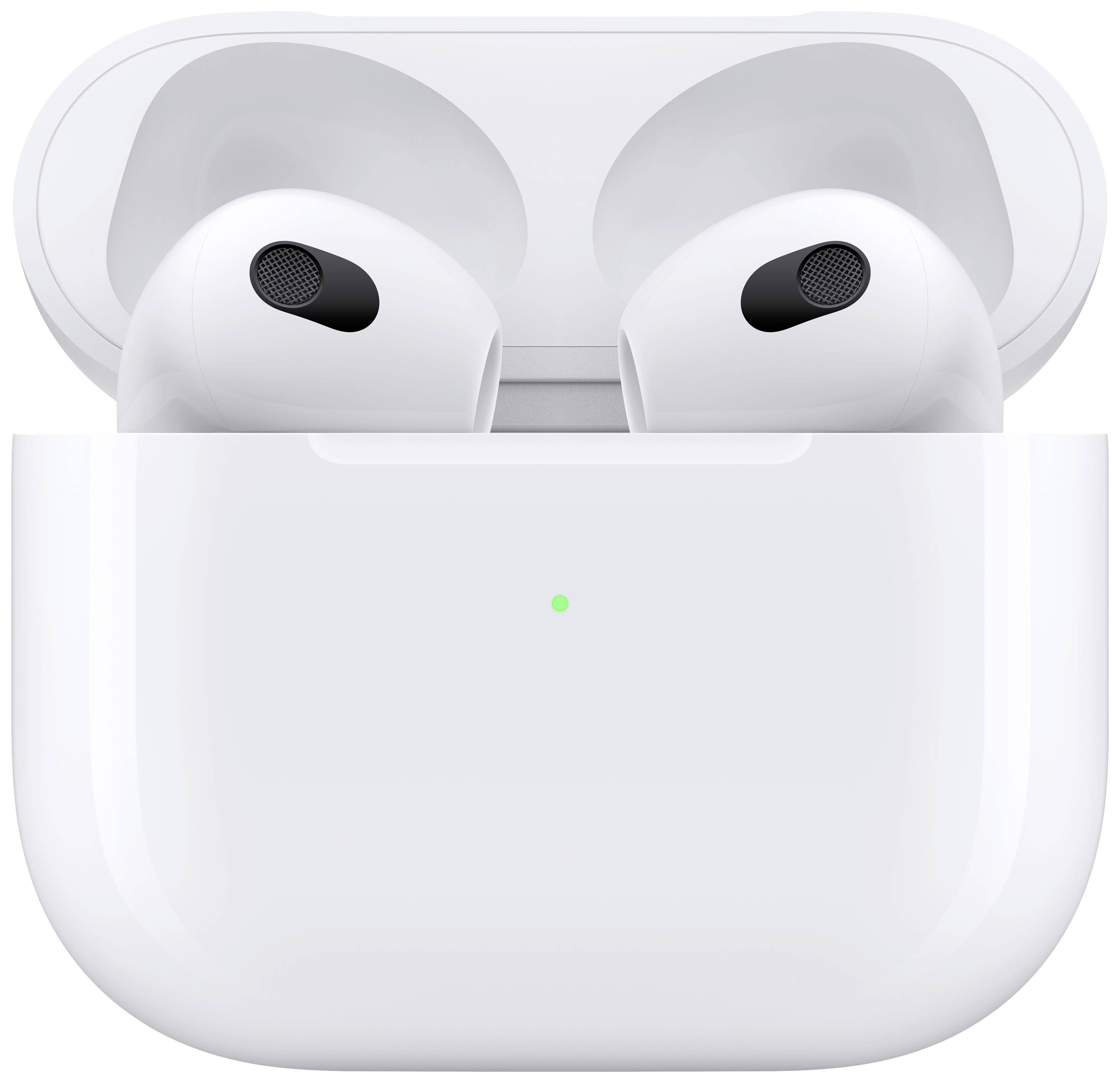 Apple AirPods (3. Gen) + Lightning Case AirPods Bluetooth® Weiß Ladecase, Schweißresistent