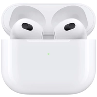 Apple AirPods (3. Gen) + Lightning Case AirPods Bluetooth® Weiß Ladecase, Schweißresistent Apple AirPods (3. Gen) + Lightning Case AirPods Bluetooth® Weiß Ladecase, Schweißresistent