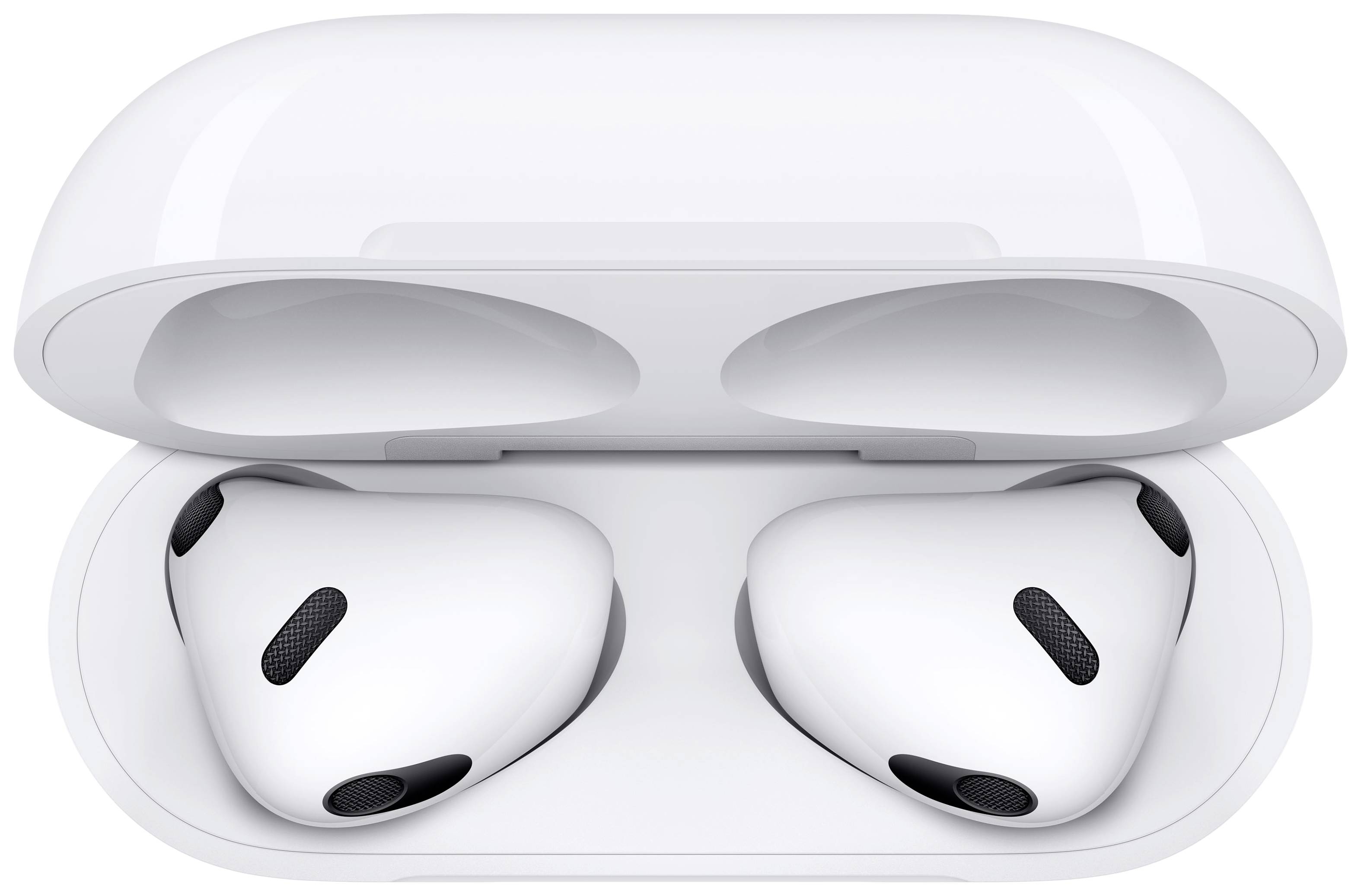 Apple AirPods (3. Gen) + Lightning Case AirPods Bluetooth® Weiß Ladecase, Schweißresistent