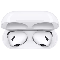 Apple AirPods (3. Gen) + Lightning Case AirPods Bluetooth® Weiß Ladecase, Schweißresistent Apple AirPods (3. Gen) + Lightning Case AirPods Bluetooth® Weiß Ladecase, Schweißresistent