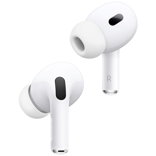 Apple AirPods Pro (2. Generation) Hi-Fi AirPods Bluetooth blanc Noise Cancelling résistant à la sueur, boîtier de charge