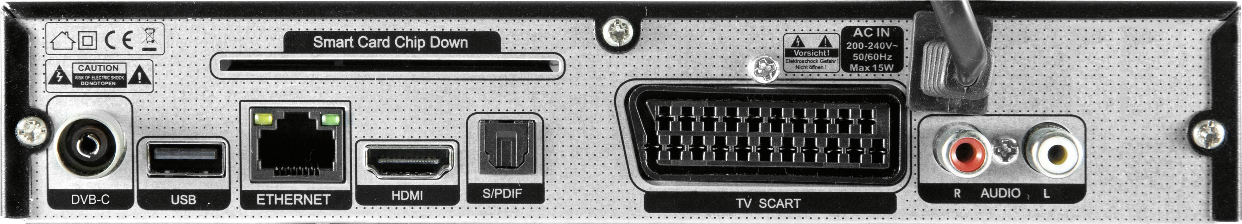 Telestar DIGISTAR C HD HD-Kabel-Receiver Kartenleser Anzahl Tuner: 1