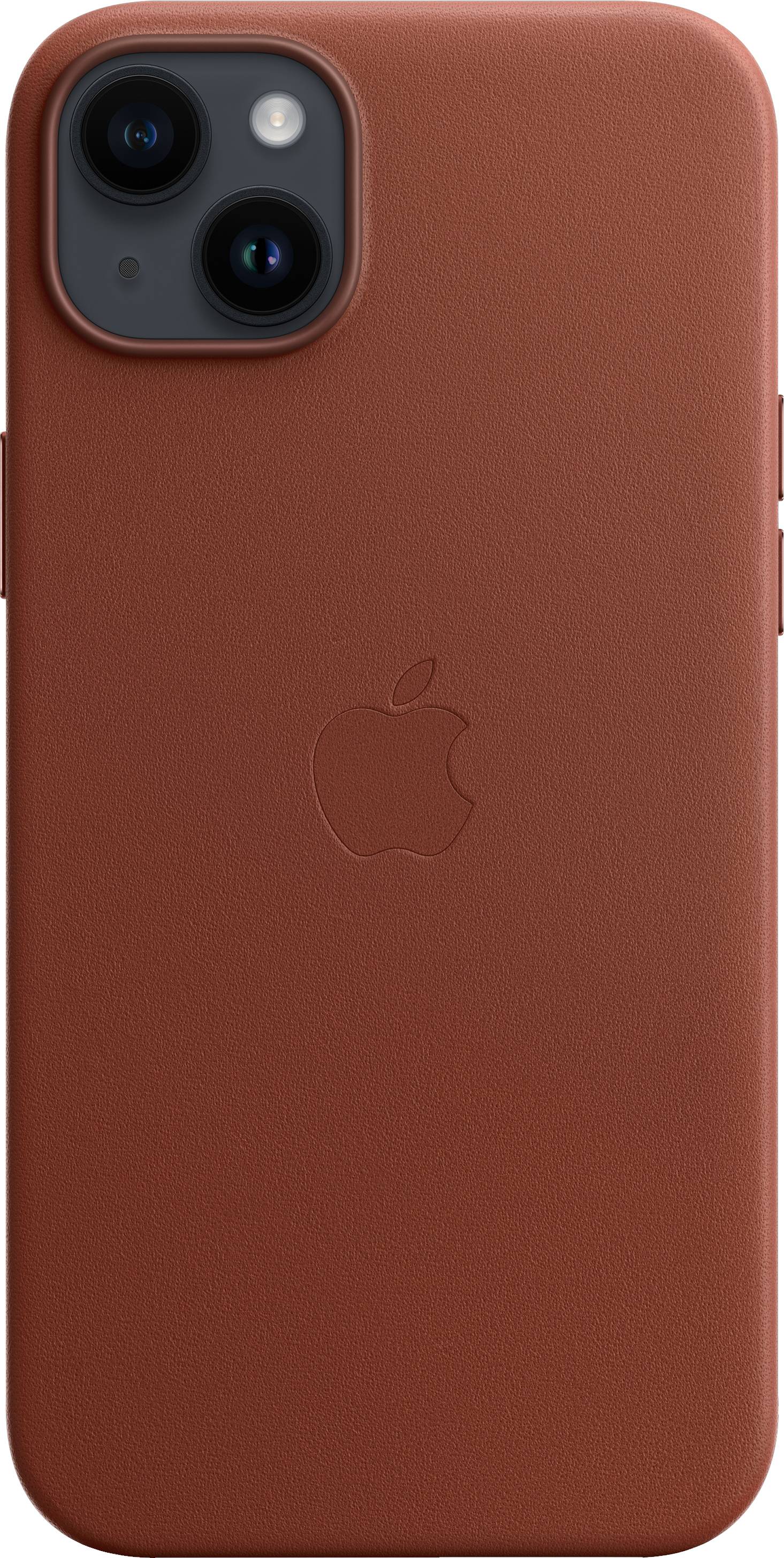 Apple Leather Case MagSafe Case Apple iPhone 14 Plus Braun Induktives Laden, Stoßfest MPPD3ZM/A
