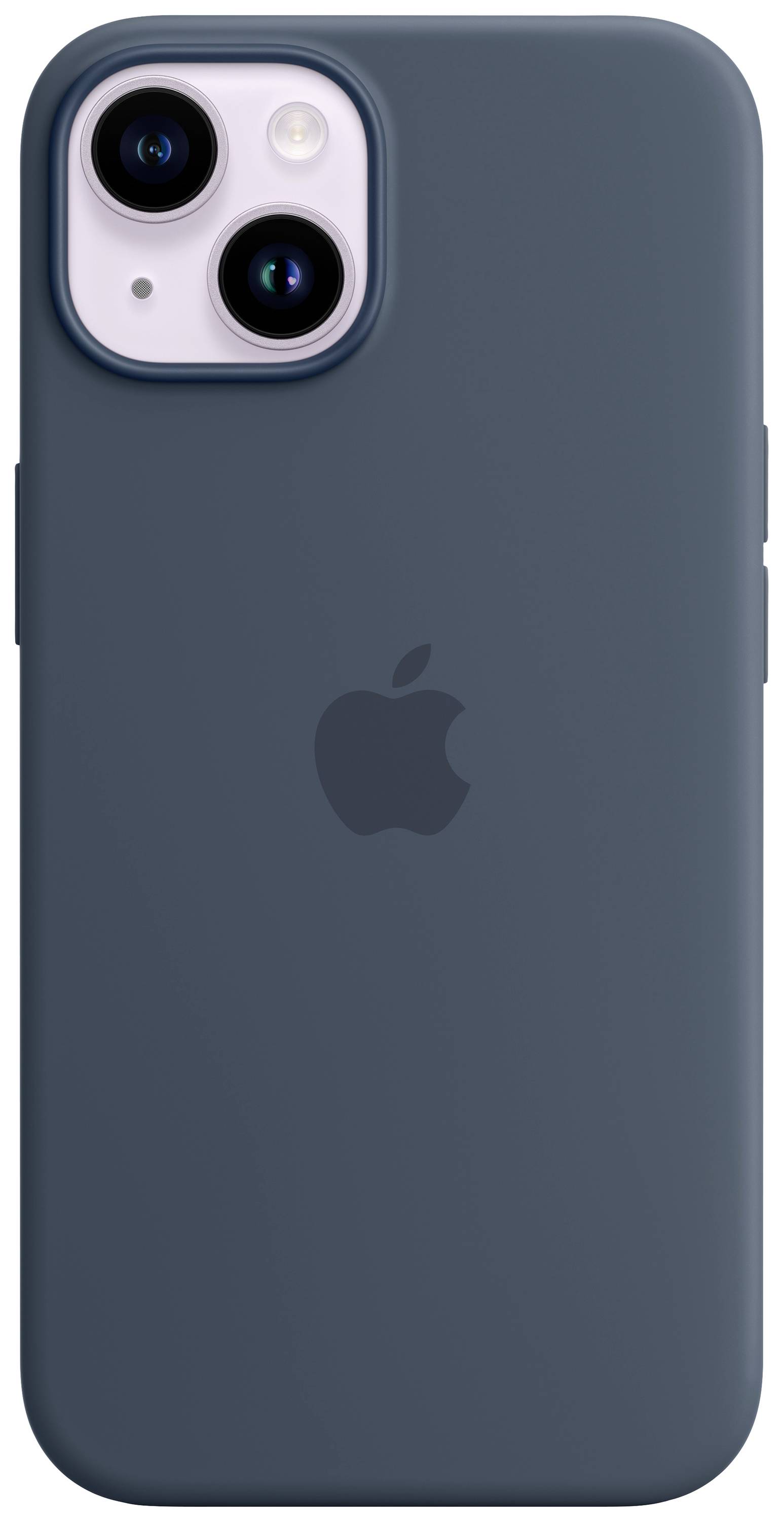 Apple Silicon Case MagSafe Case Apple iPhone 14 Blau Induktives Laden, Stoßfest MPRV3ZM/A