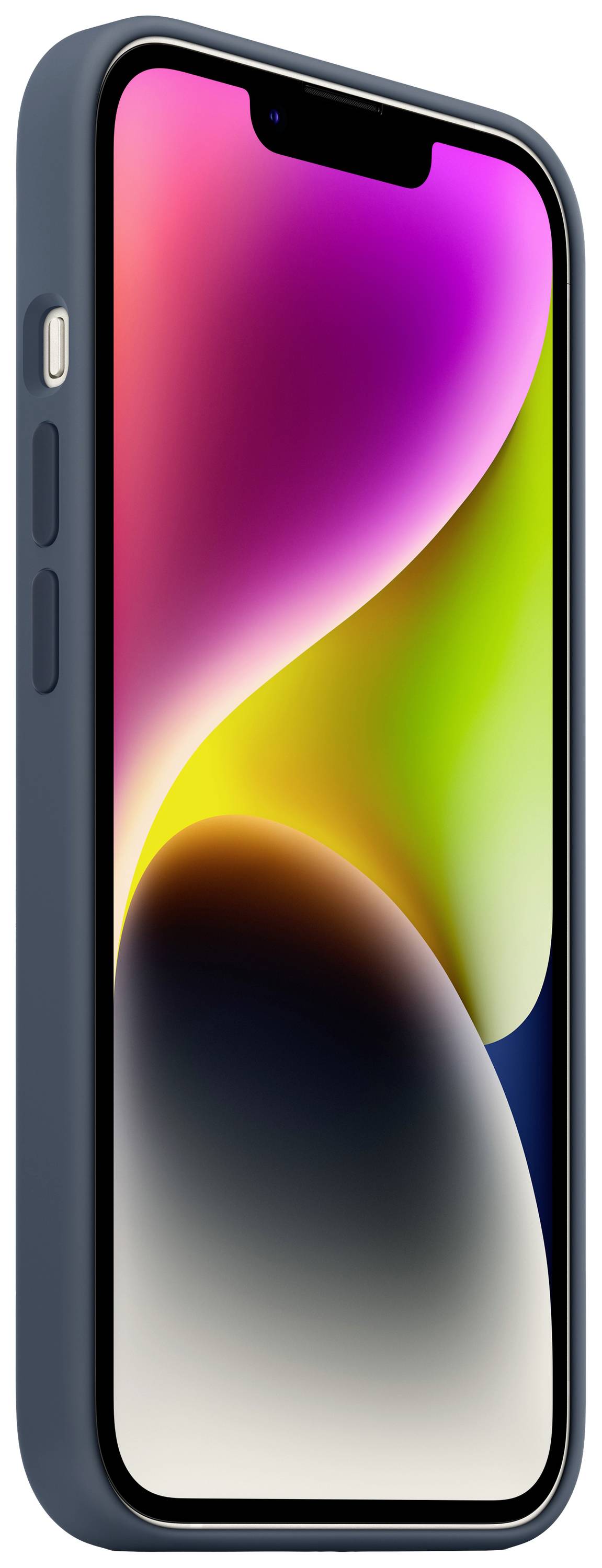 Apple Silicon Case MagSafe Case Apple iPhone 14 Blau Induktives Laden, Stoßfest MPRV3ZM/A