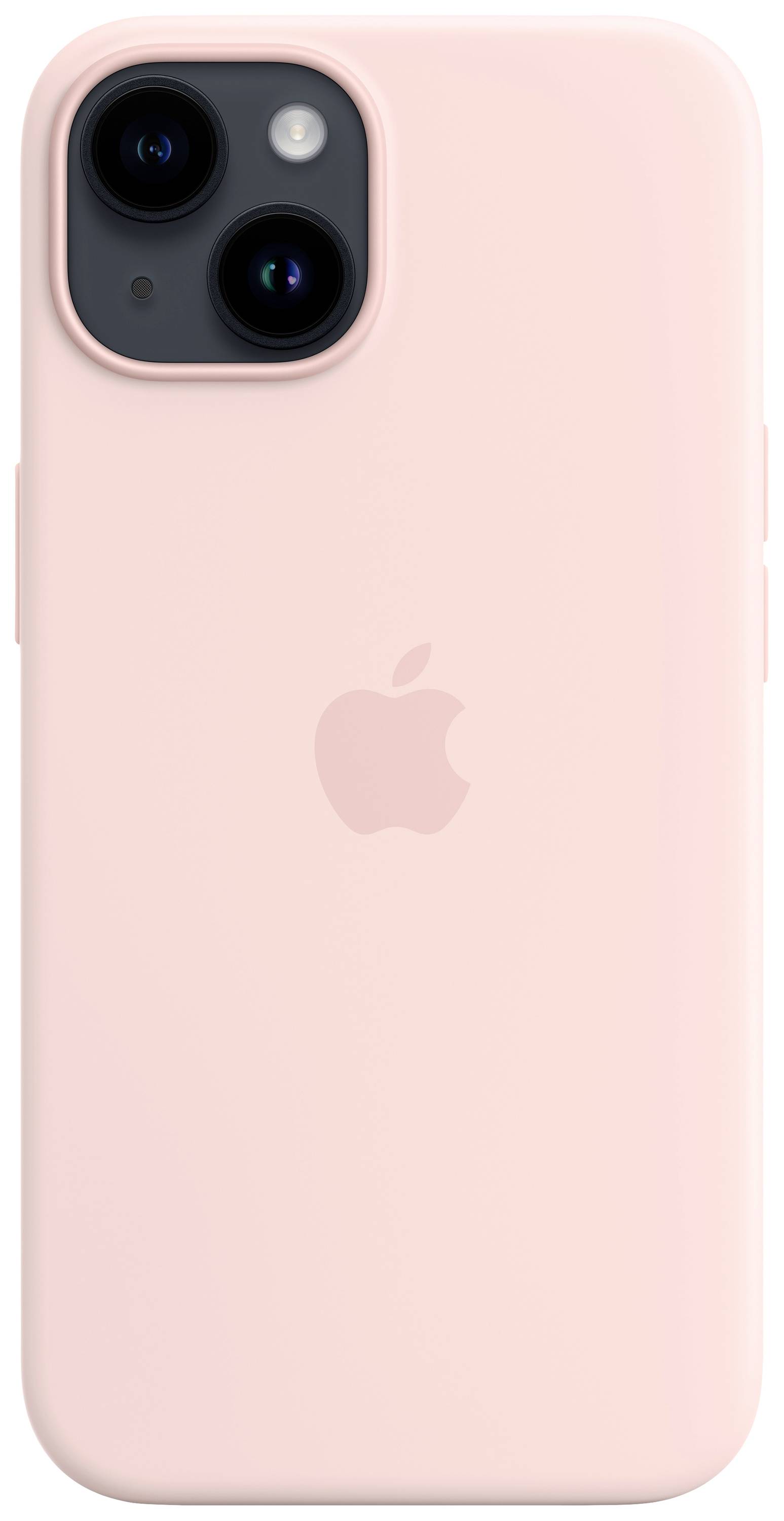 Apple Silicon Case MagSafe Case iPhone 14 Pink Induktives Laden, Stoßfest
