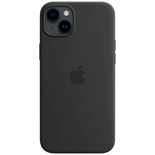 Apple Silicon Case MagSafe Case Apple iPhone 14 Plus Mitternacht Induktives Laden, Stoßfest MPT33ZM/A Apple Silicon Case MagSafe Case Apple iPhone 14 Plus Mitternacht Induktives Laden, Stoßfest MPT33ZM/A