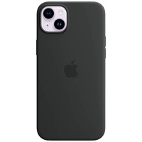 Apple Silicon Case MagSafe Case Apple iPhone 14 Plus Mitternacht Induktives Laden, Stoßfest MPT33ZM/A Apple Silicon Case MagSafe Case Apple iPhone 14 Plus Mitternacht Induktives Laden, Stoßfest MPT33ZM/A