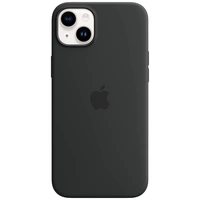 Apple Silicon Case MagSafe Case Apple iPhone 14 Plus Mitternacht Induktives Laden, Stoßfest MPT33ZM/A Apple Silicon Case MagSafe Case Apple iPhone 14 Plus Mitternacht Induktives Laden, Stoßfest MPT33ZM/A
