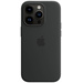 Apple Silicon Case MagSafe Case iPhone 14 Pro Mitternacht Induktives Laden, Stoßfest