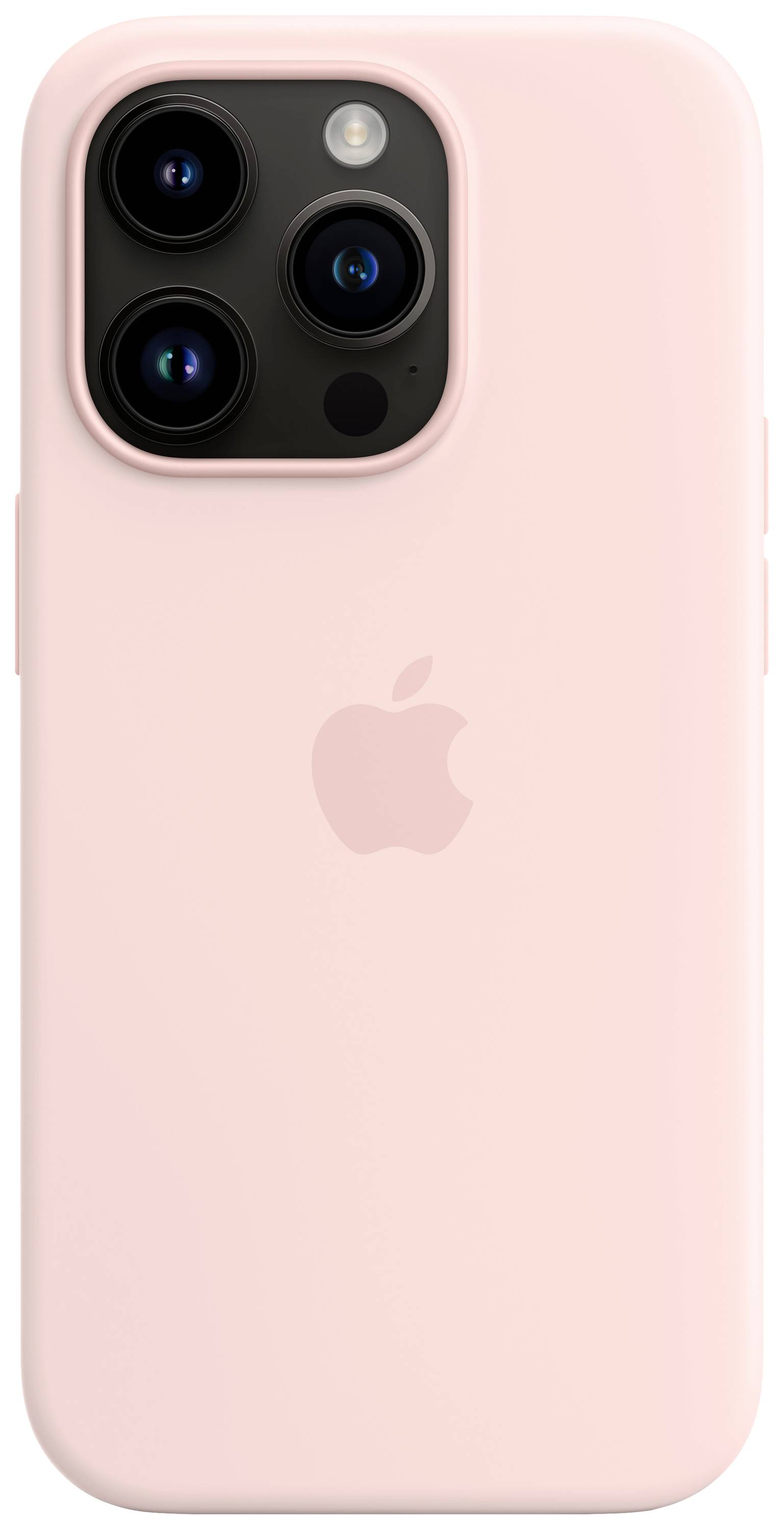 Apple Silicon Case MagSafe Case iPhone 14 Pro Pink Induktives Laden, Stoßfest