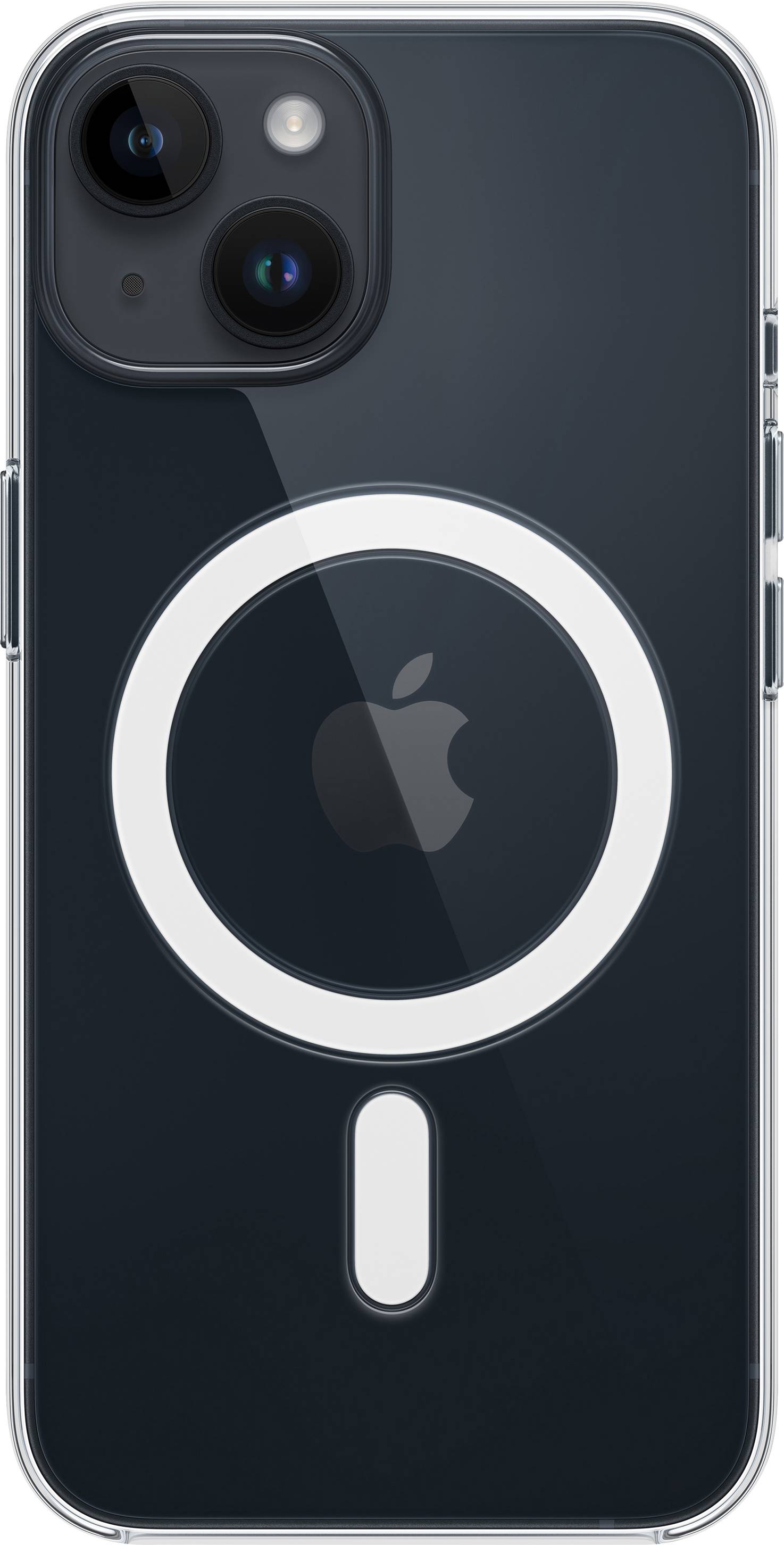 Apple Clear Case MagSafe Case Apple iPhone 14 Transparent Induktives Laden, Stoßfest MPU13ZM/A