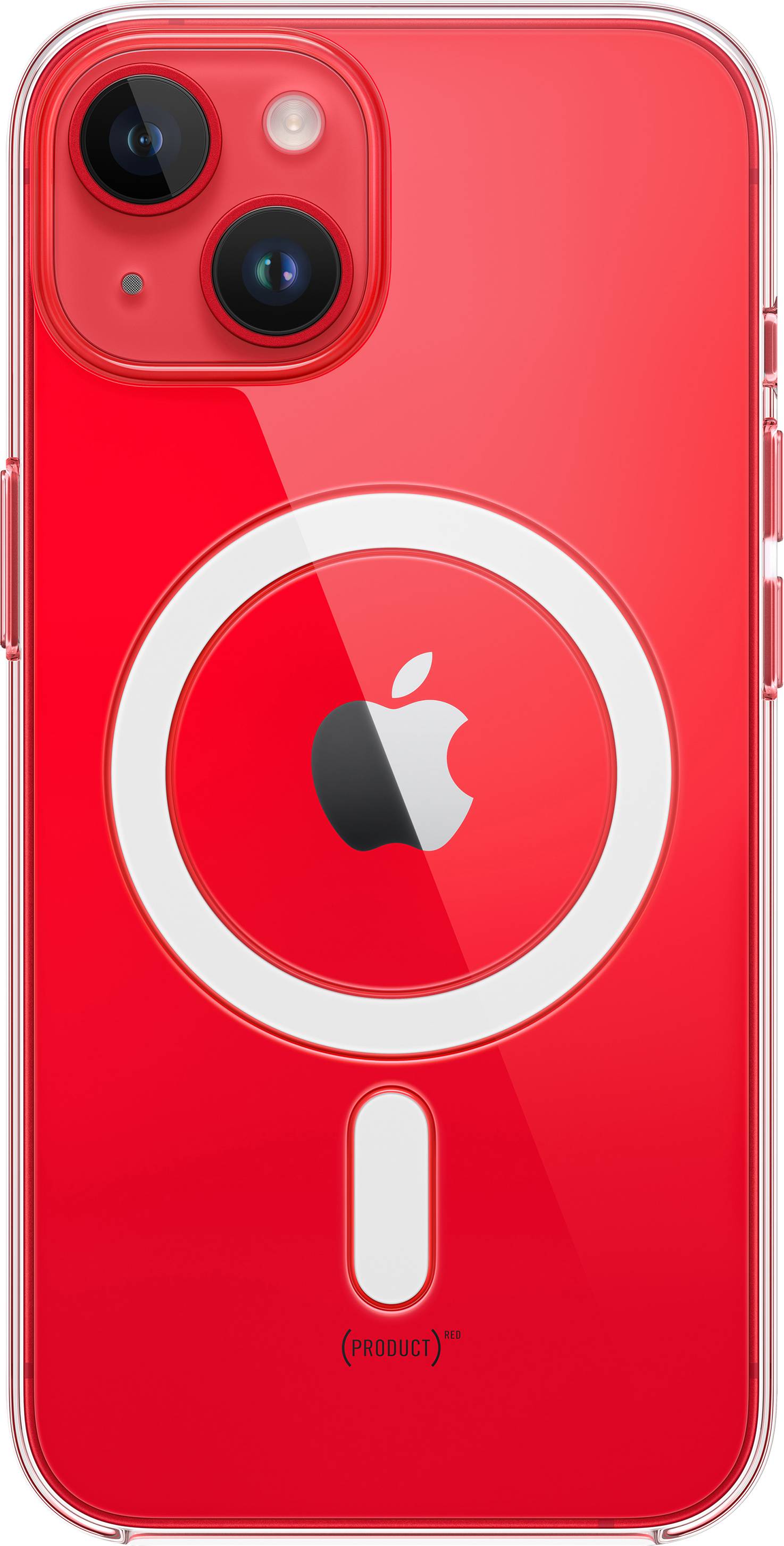 Apple Clear Case MagSafe Case Apple iPhone 14 Transparent Induktives Laden, Stoßfest MPU13ZM/A