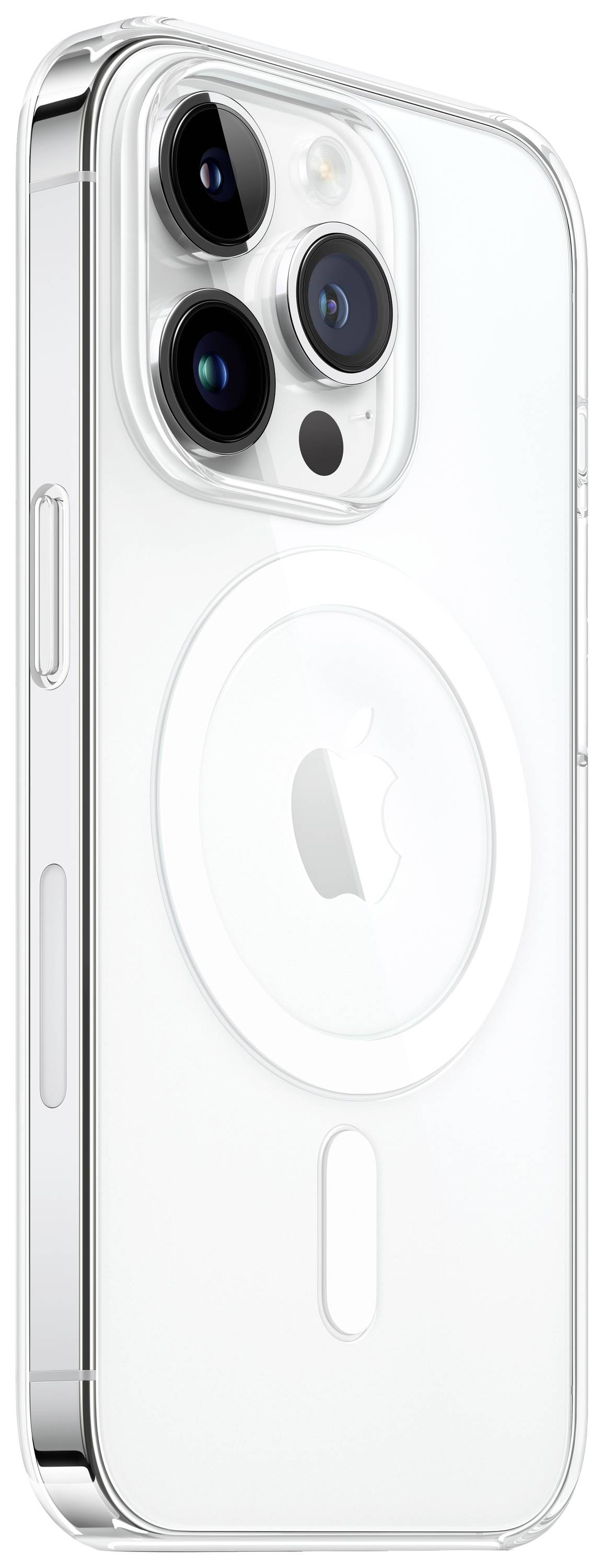 Apple Clear Case MagSafe Case iPhone 14 Pro Transparent Induktives Laden, Stoßfest