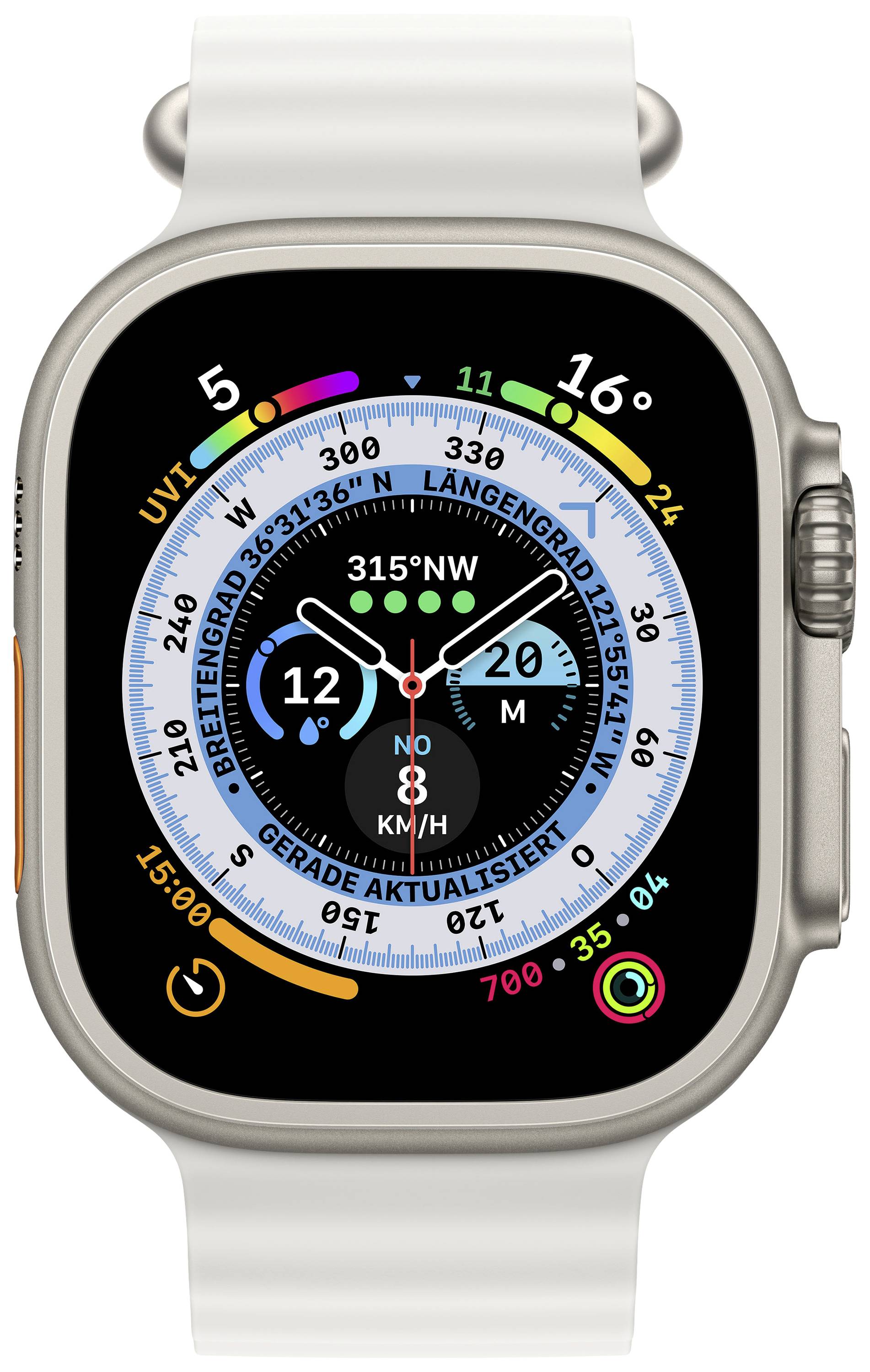 Apple Watch Ultra (1. Generation) Apple Watch 49 mm Weiß