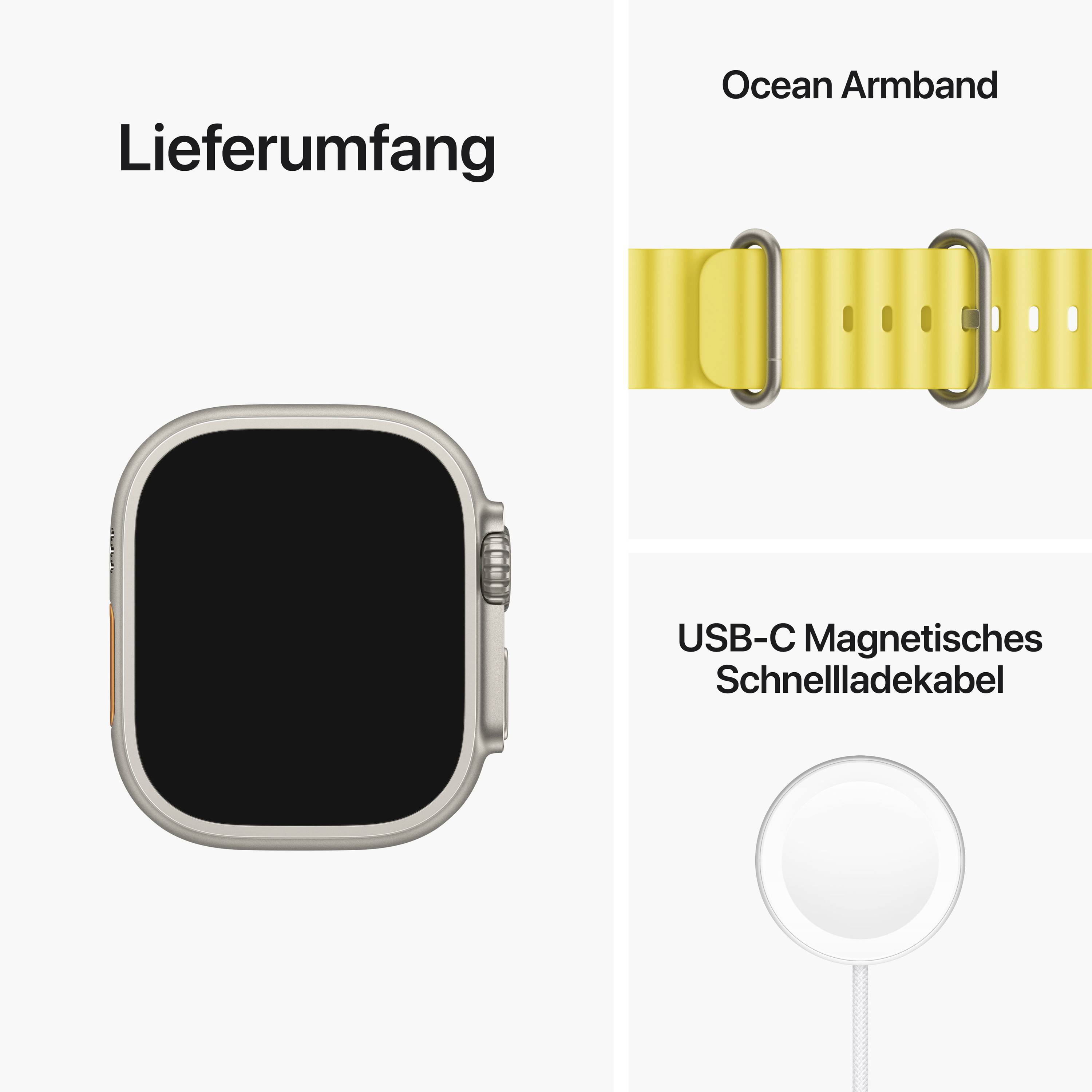 Apple Watch Ultra (1. Generation) Apple Watch 49 mm Gelb