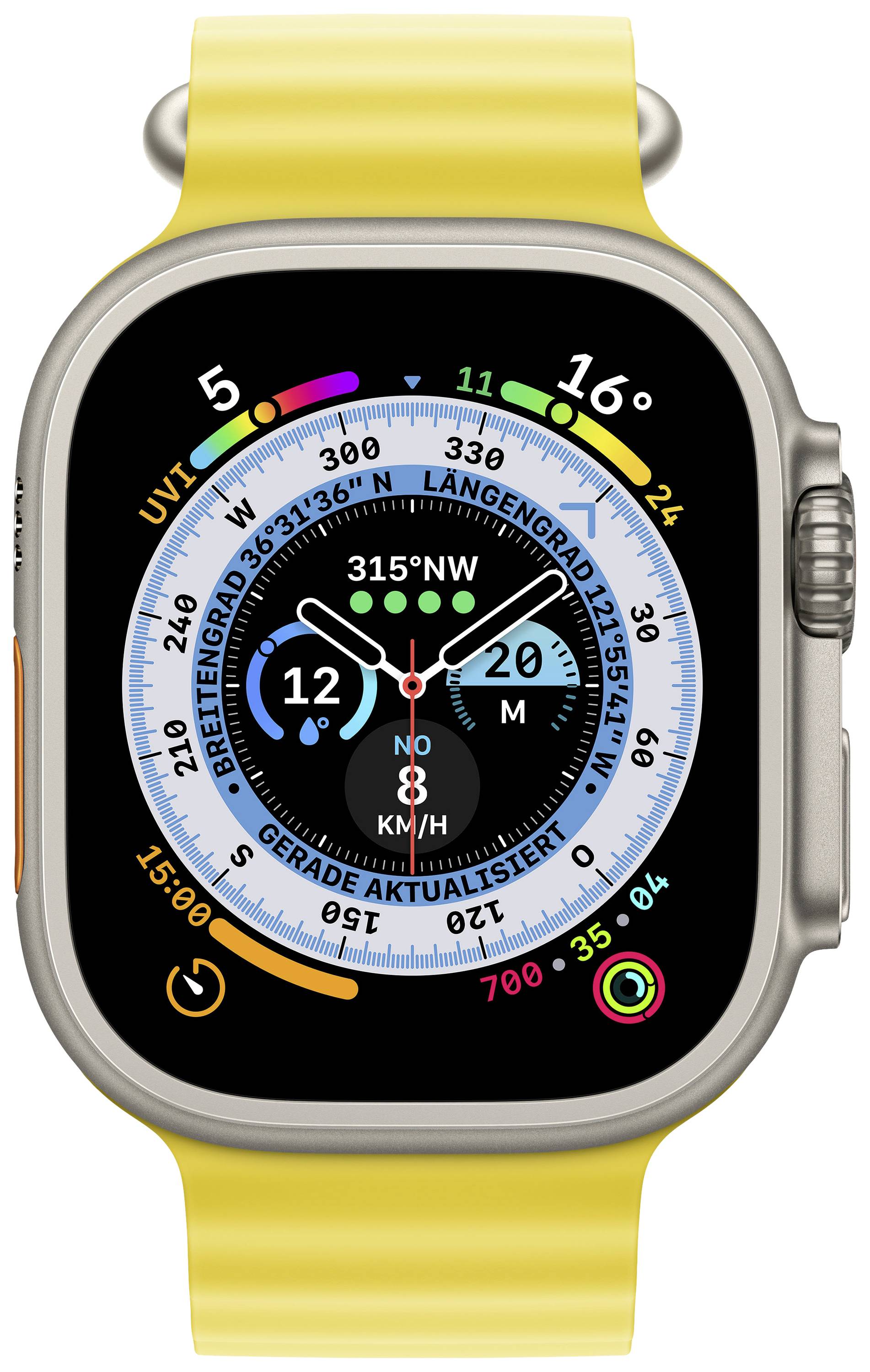 Apple Watch Ultra (1. Generation) Apple Watch 49 mm Gelb