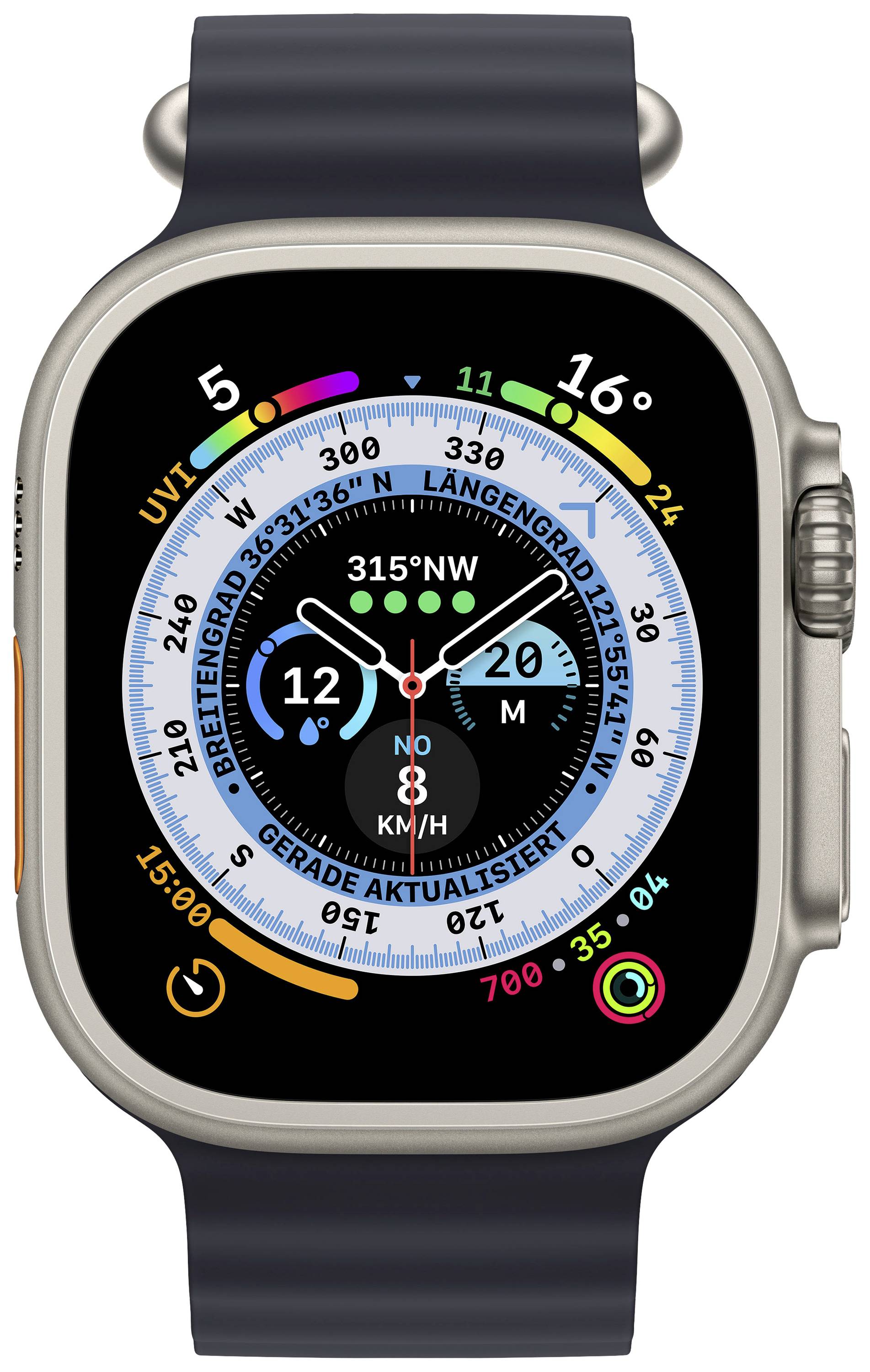 Apple Watch Ultra (1. Generation) Watch 49 mm Mitternachtsblau