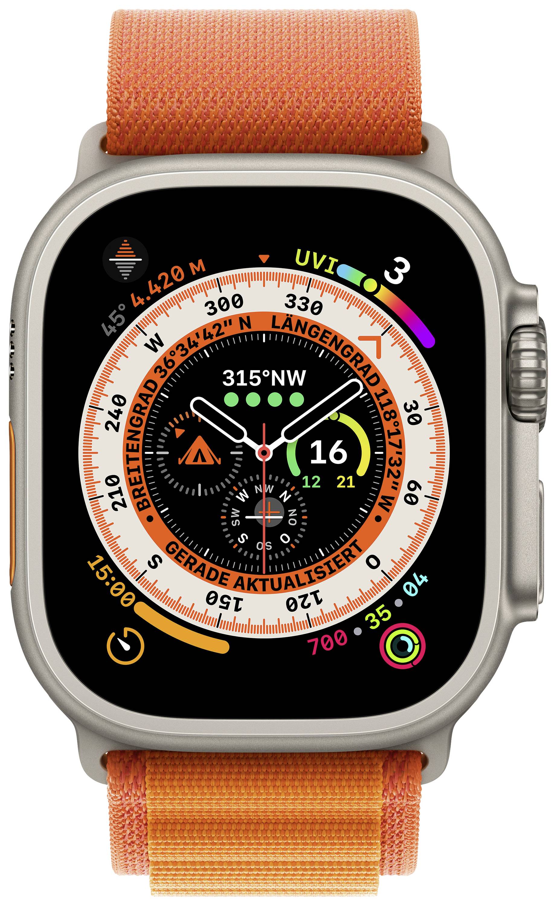 Apple Watch Ultra (1. Generation) Apple Watch 49 mm L Orange