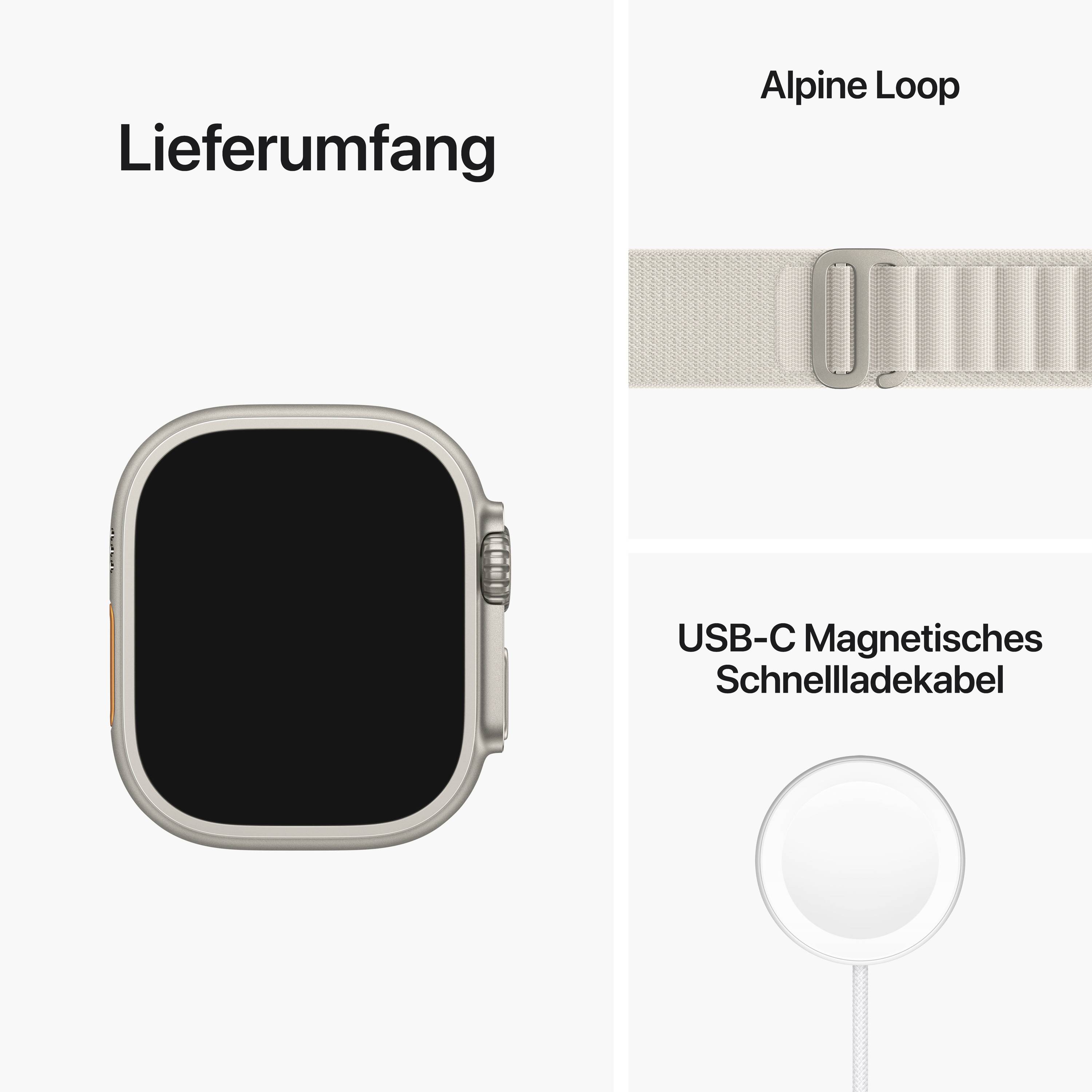 Apple Watch Ultra (1. Generation) Apple Watch 49 mm S Polarstern