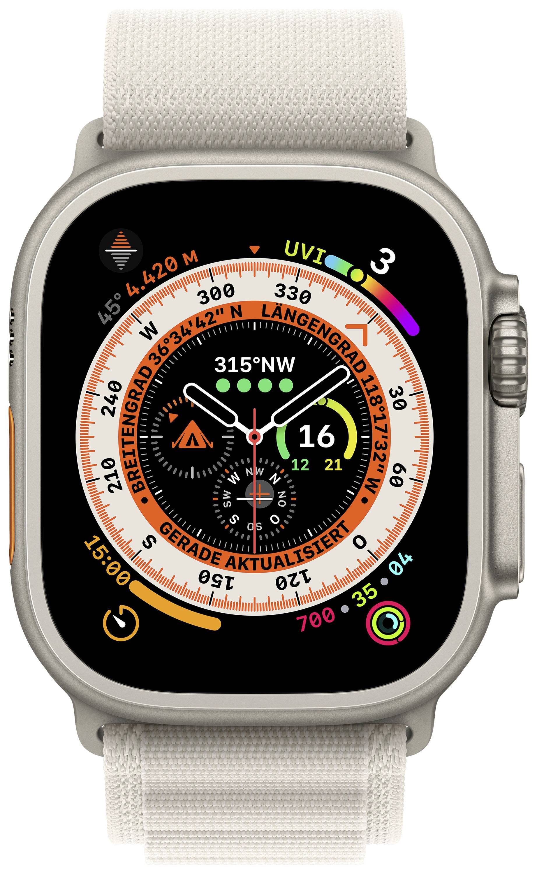 Apple Watch Ultra (1. Generation) Watch 49 mm M Polarstern