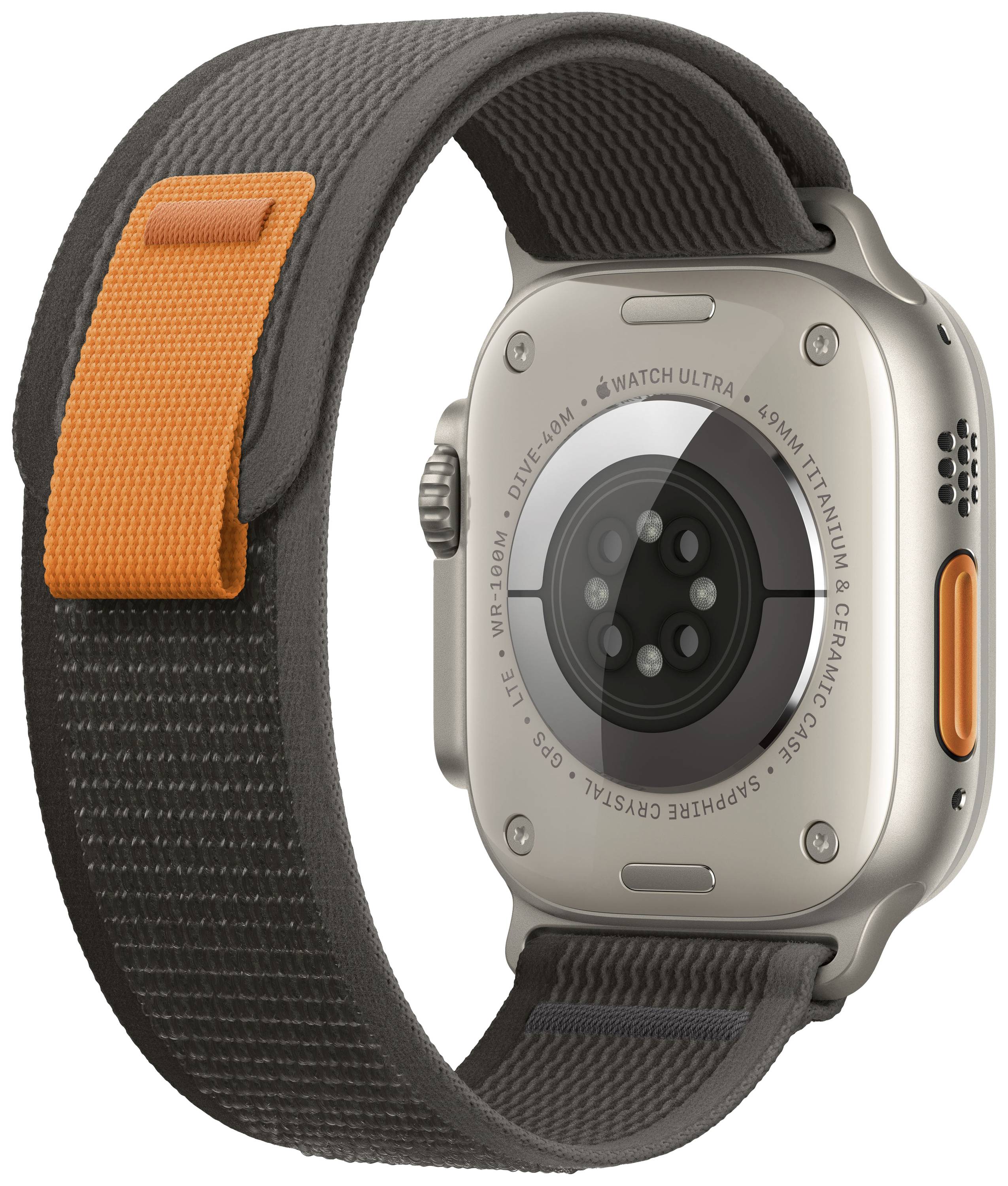 Apple Watch Ultra (1. Generation) Apple Watch 49 mm S/M Schwarz, Grau