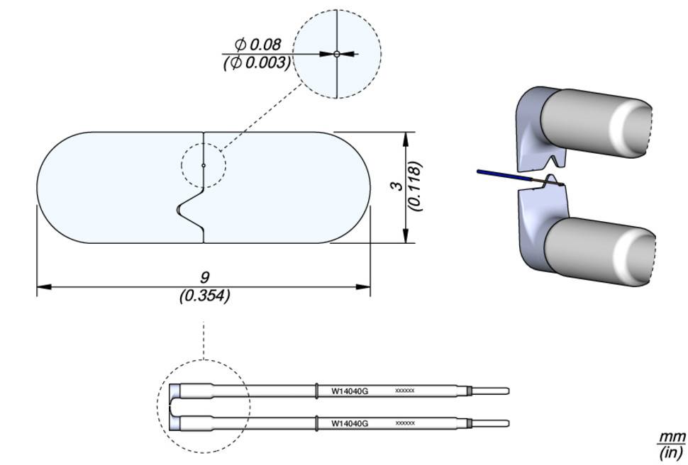 JBC Tools W14040G Abisolierkartusche 2 St.