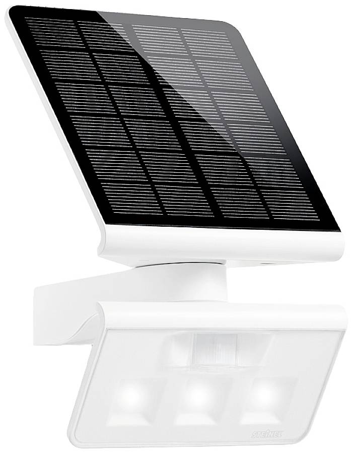 Steinel XSOLAR L-S ONE WS 081997 Solar-Außenwandleuchte mit Bewegungsmelder LED LED fest eingebaut Weiß