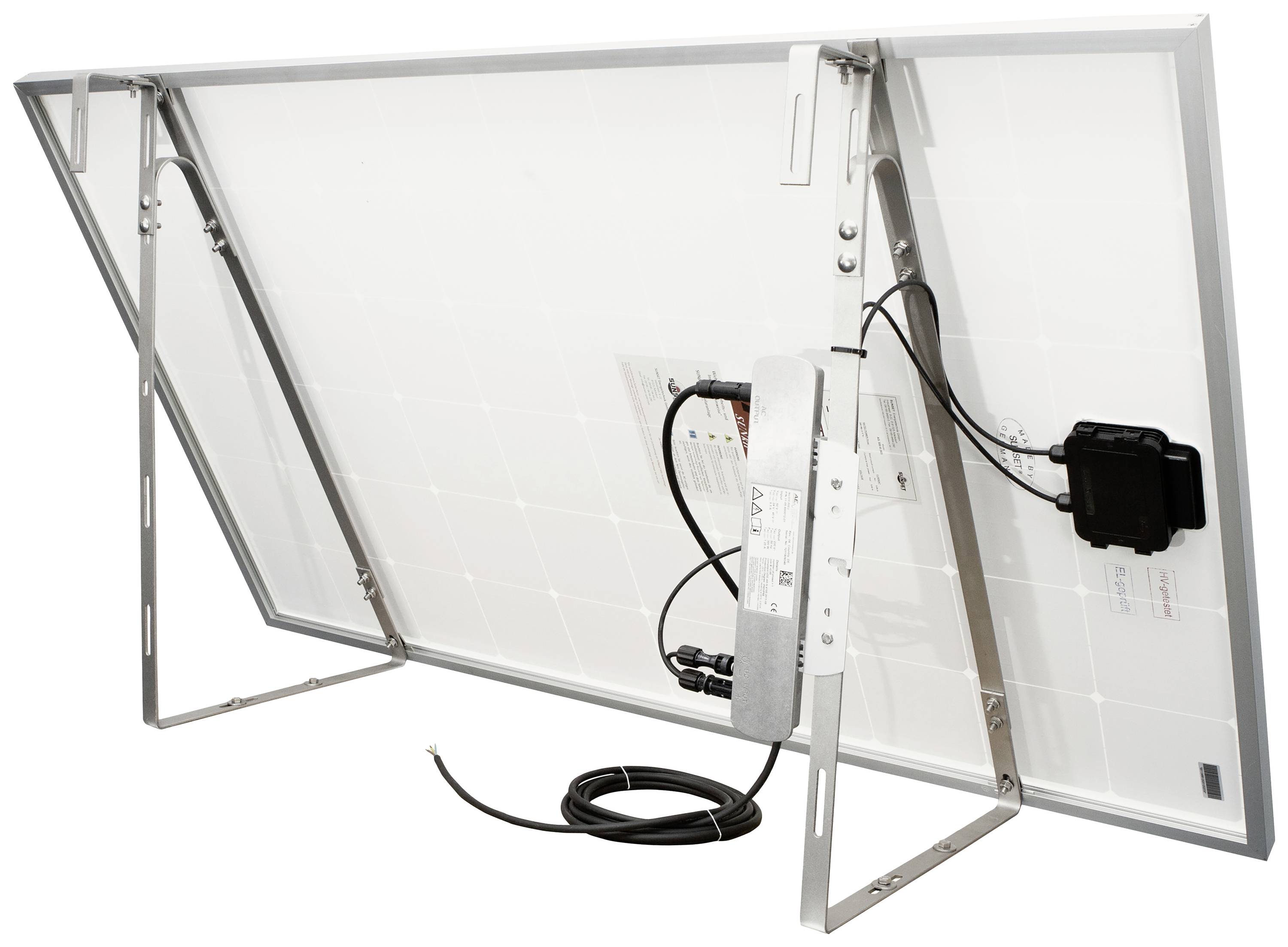 Sunset SUNpay 300S 29034 Solar-Set 300 Wp inkl. Anschlusskabel, inkl. Wechselrichter