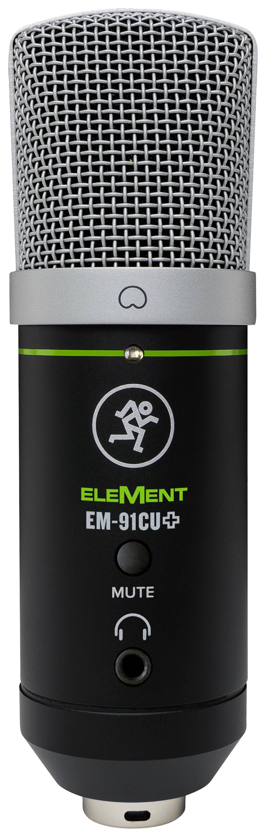 Mackie EM-91CU+ Stand USB-Mikrofon Übertragungsart (Details):USB USB, Kopfhörer (3.5 mm Klinke) USB